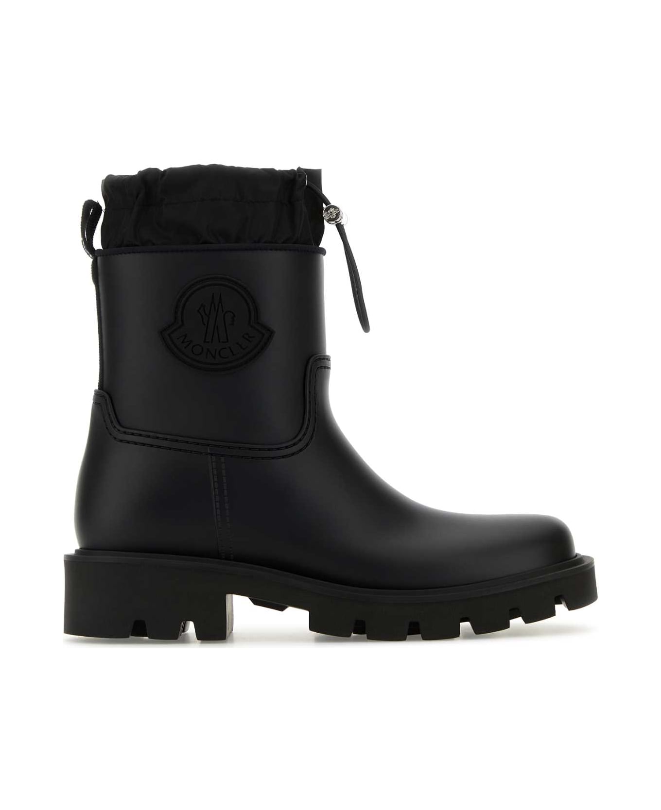 Moncler Black Rubber Kickstream Ankle Boots - 999