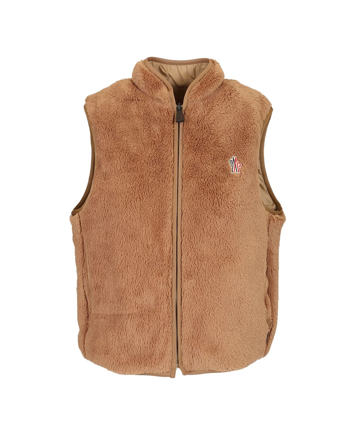 Moncler Grenoble Reversible Gilet - Brown