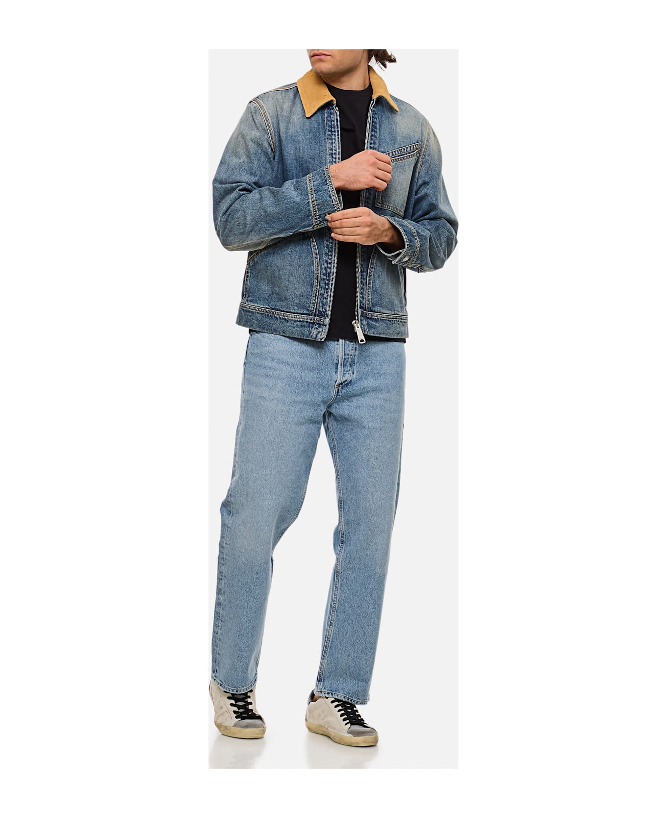 Alexander McQueen Denim Workwear Jacket - Blue