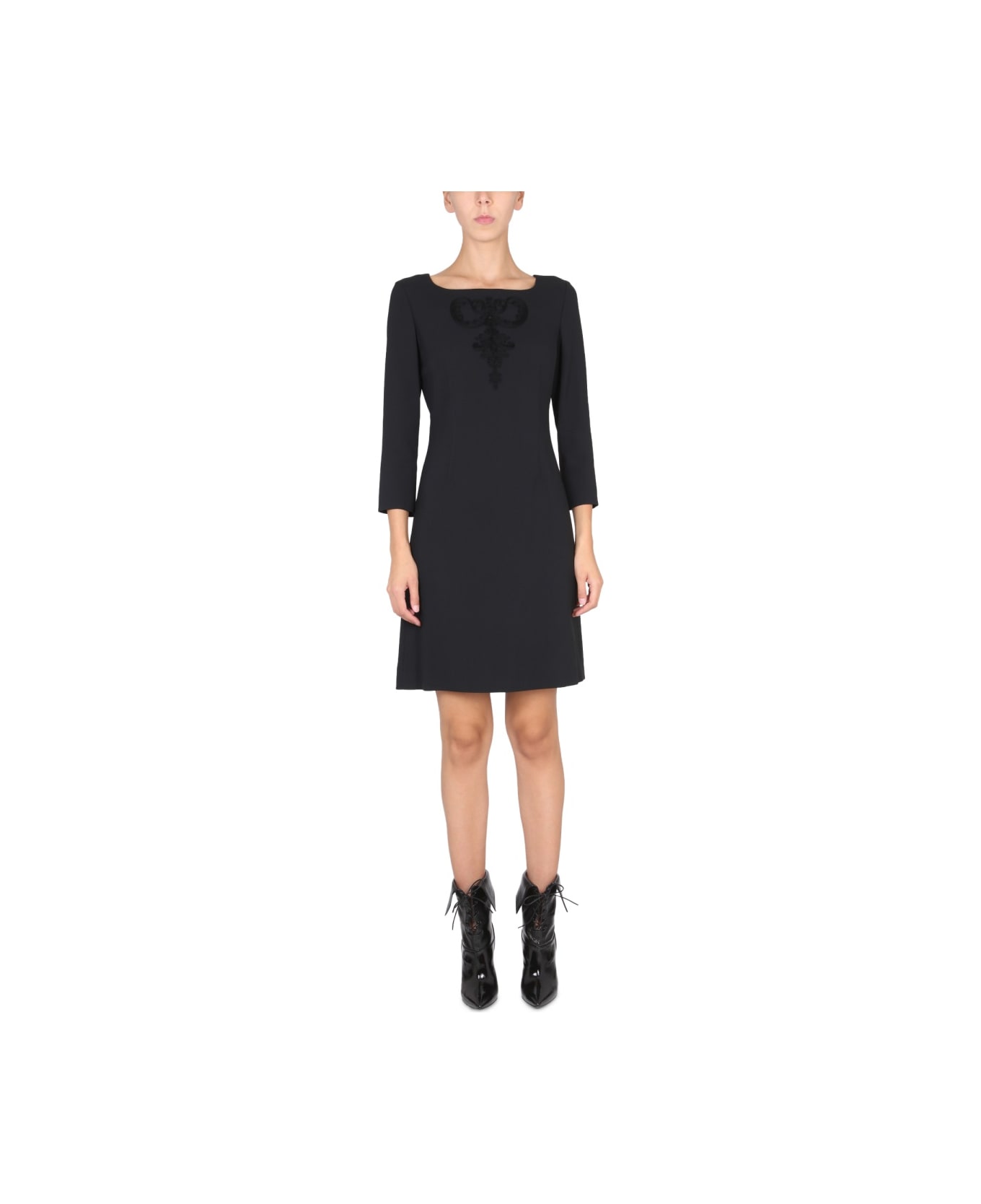 Boutique Moschino Cady Dress - BLACK