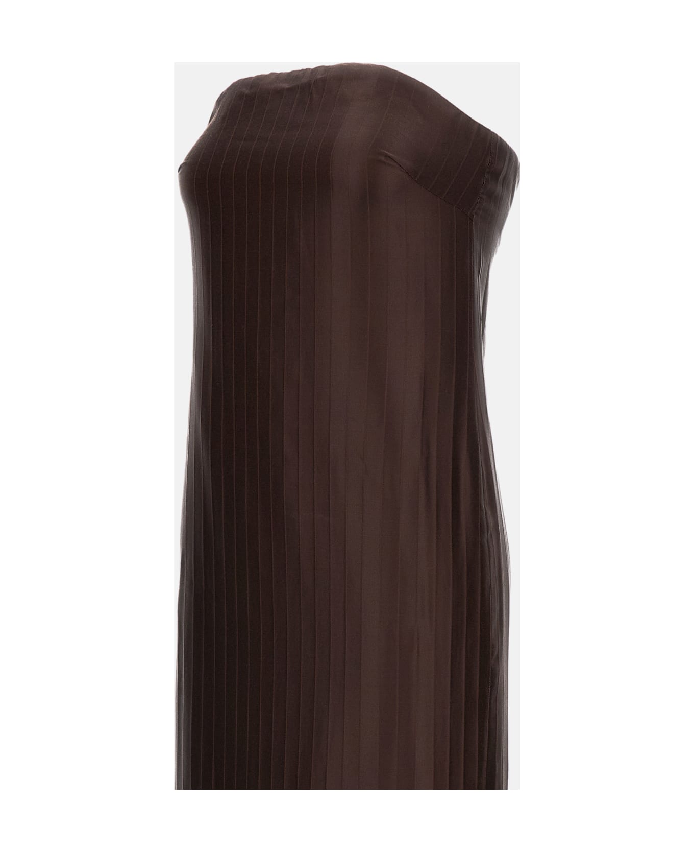 Loulou Studio Giulia Sleeveless Dress - Brown
