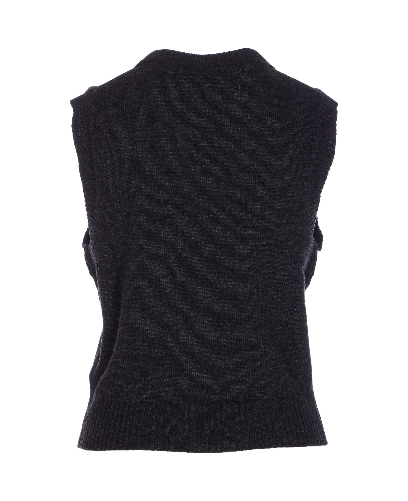 Ganni Mix Flowers Graphic Vest - PHANTOM ベスト