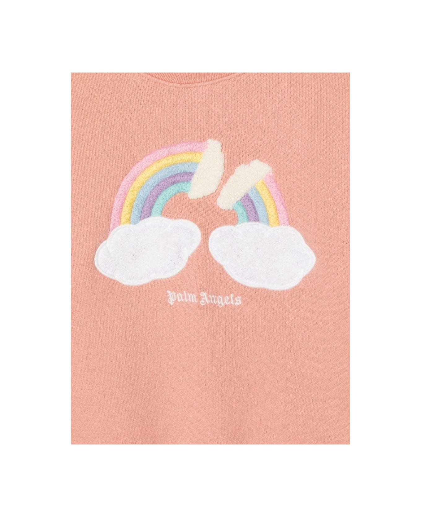 Palm Angels Rainbow Crewneck - PINK ニットウェア＆スウェットシャツ