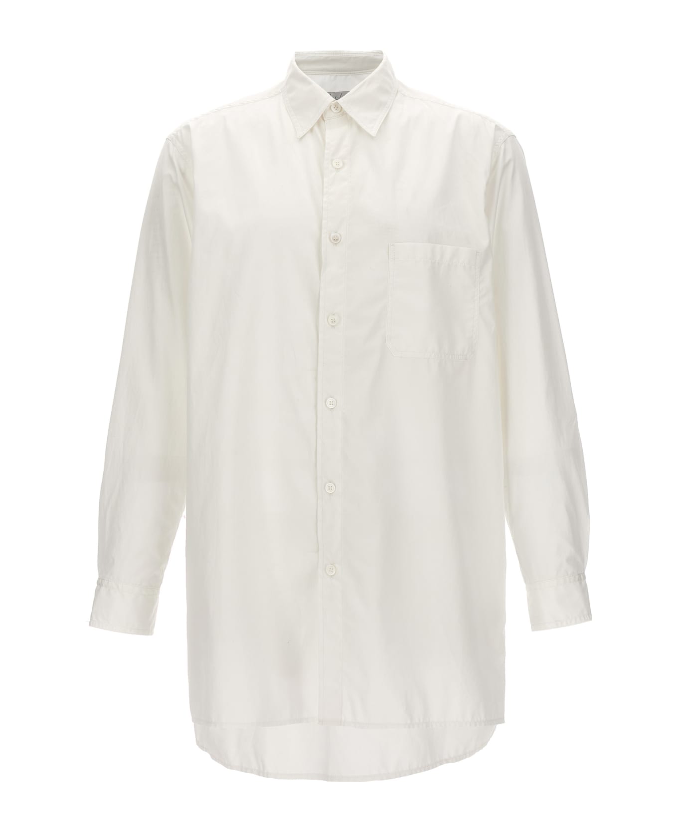Yohji Yamamoto 'z-standard Big Chain Stitch' Shirt - White