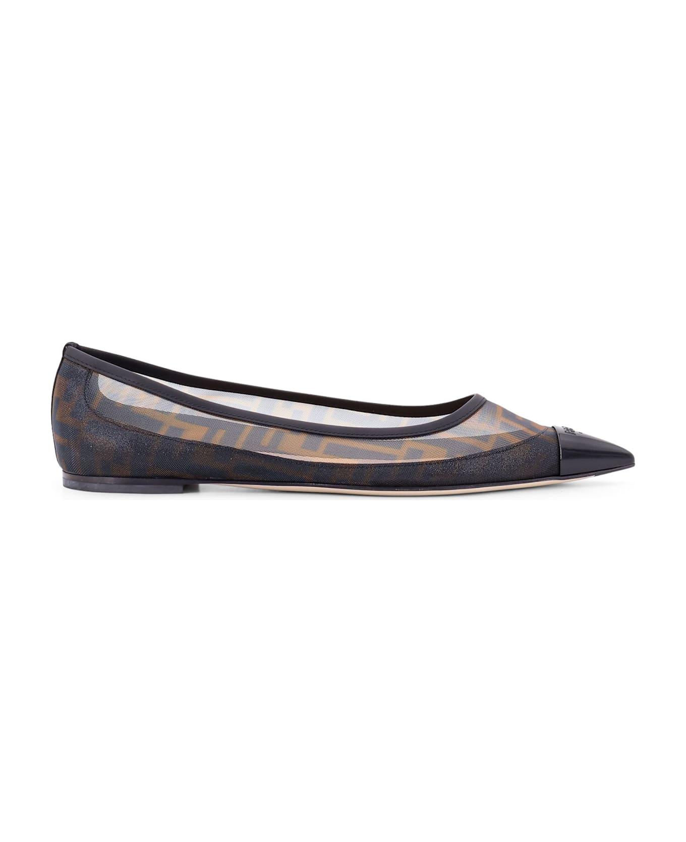 Fendi 'colibrì' Ballet Flats - Brown