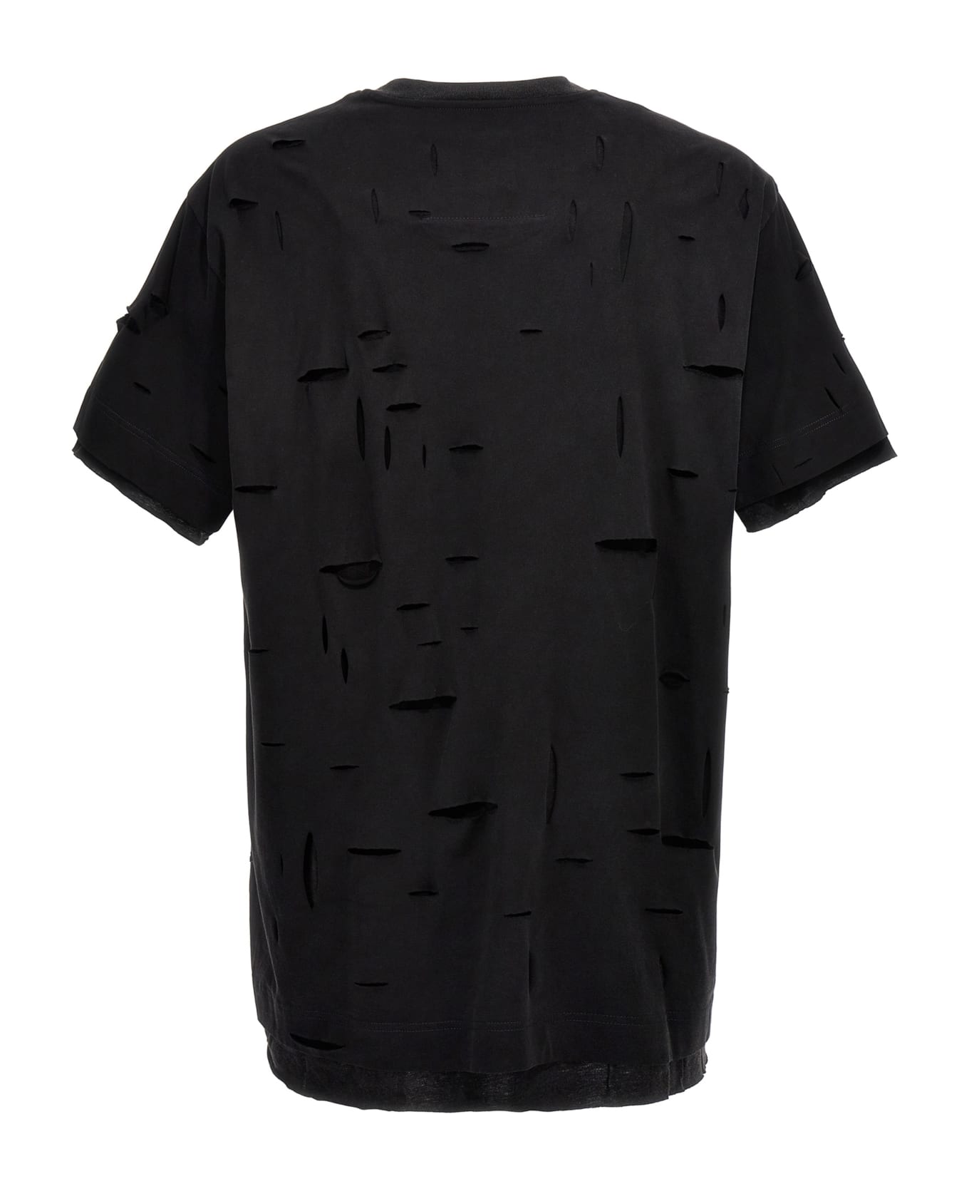 Givenchy Destroyed Effect T-shirt - Black シャツ
