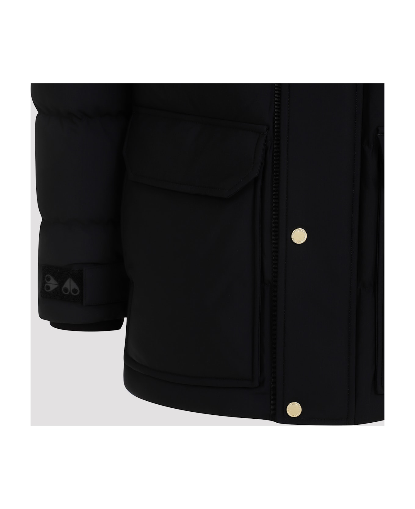 Moose Knuckles Valleyfield Gold Jacket - Black