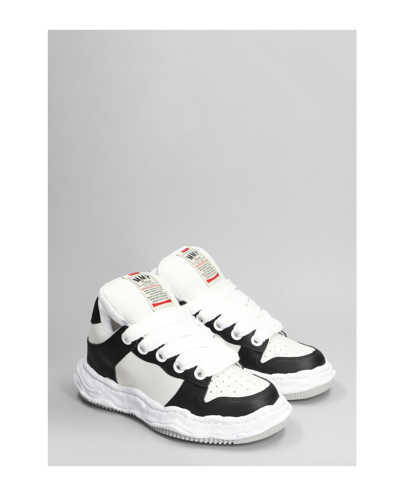 Mihara Yasuhiro Wayne Sneakers In White Leather - white