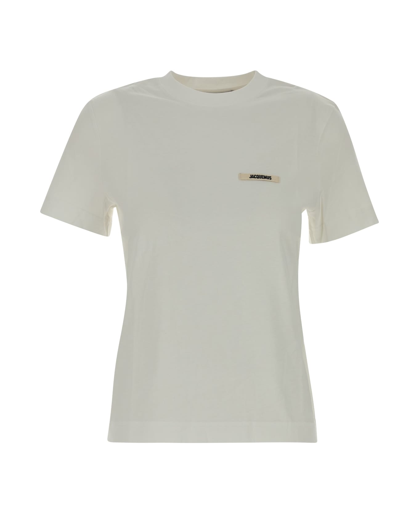 Jacquemus Le Tshirt Gros Grain Mc - White