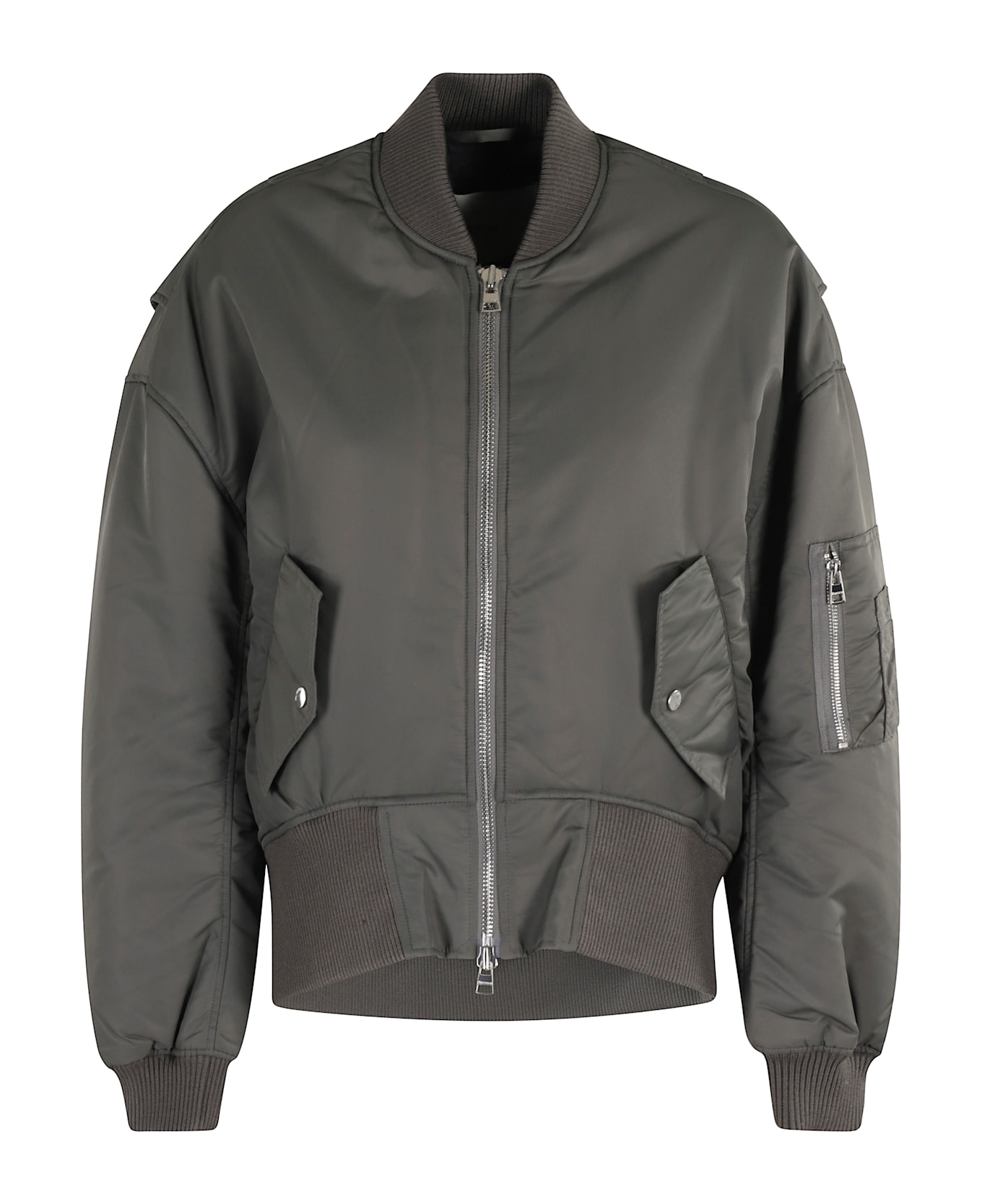J.W. Anderson Oversized Curved Hem Bomber Jacket