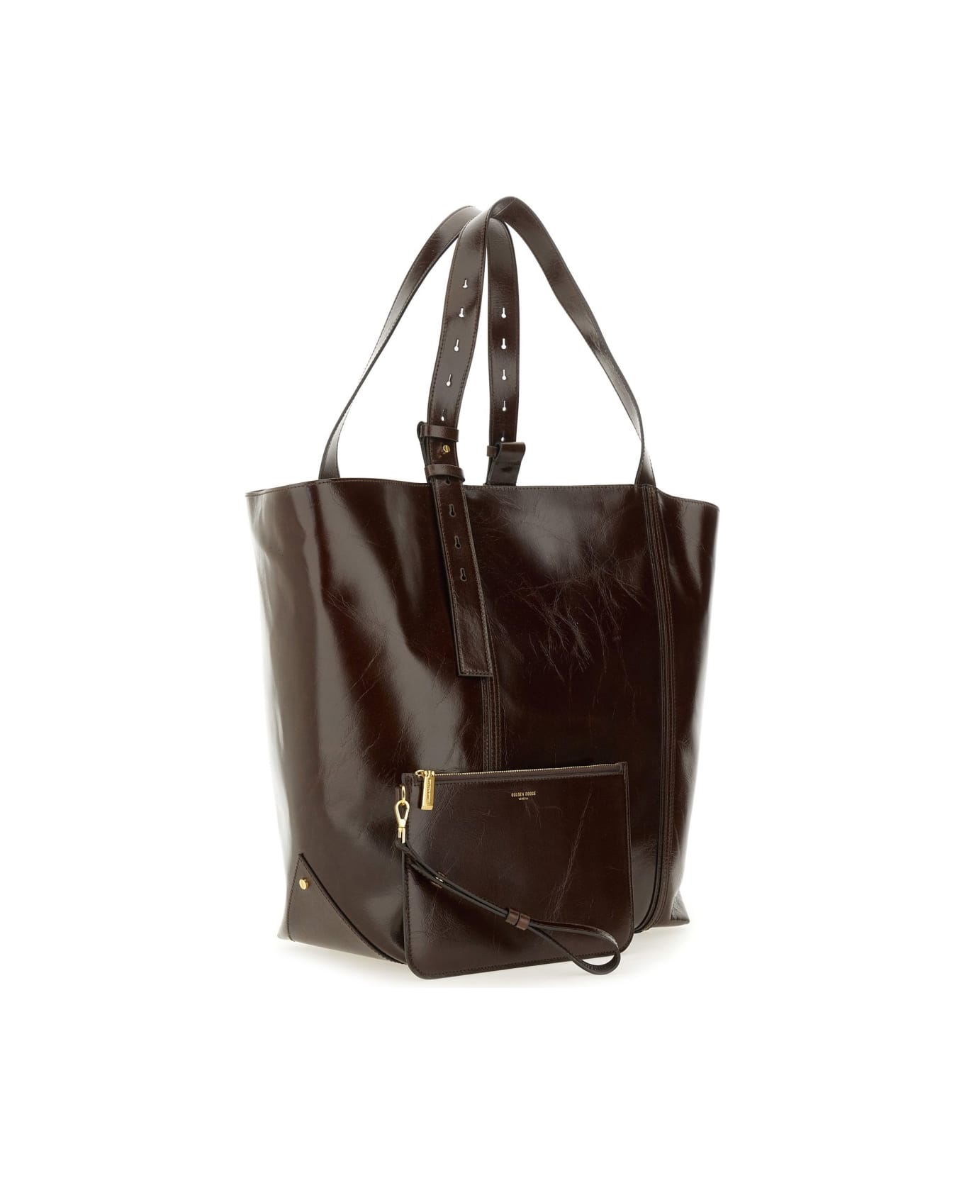 Golden Goose Tote Bag - DARK BROWN