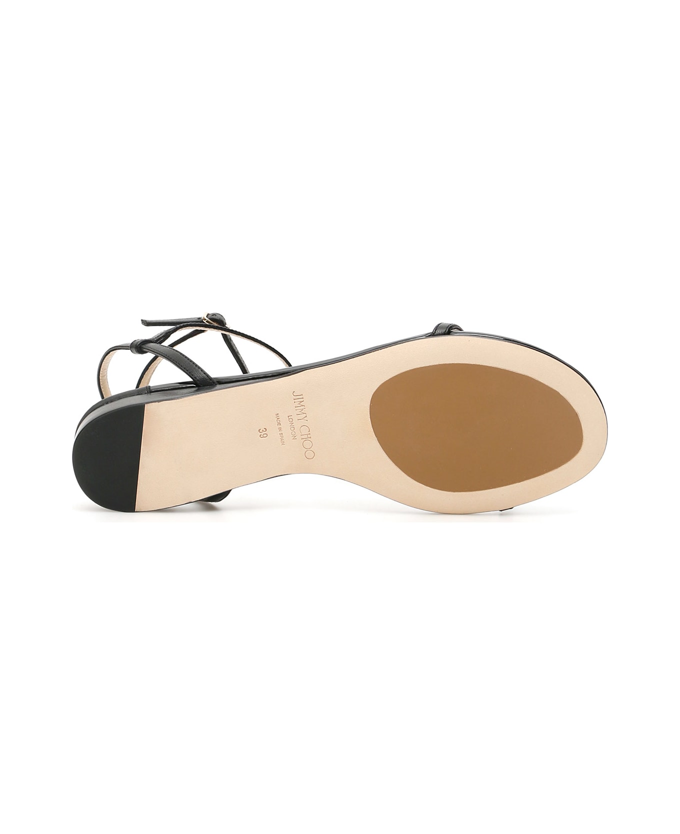 Jimmy Choo Alodie Flat Sandals - Nero