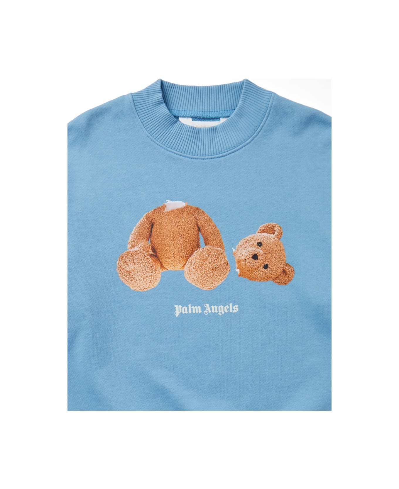 Palm Angels Palmangelsbearcrewneck - BLUE