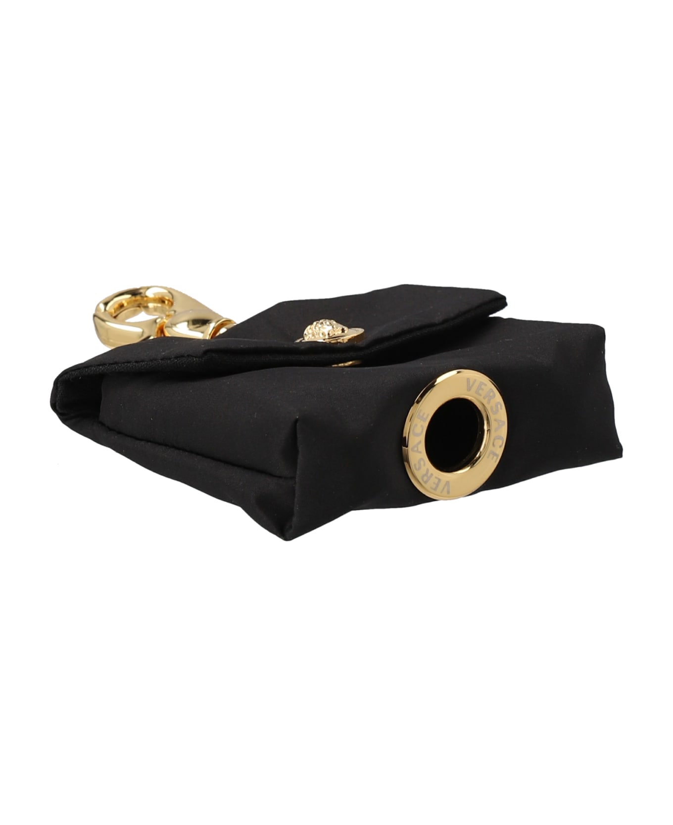 Versace 'medusa Medallion' Bag Dispenser - Black  