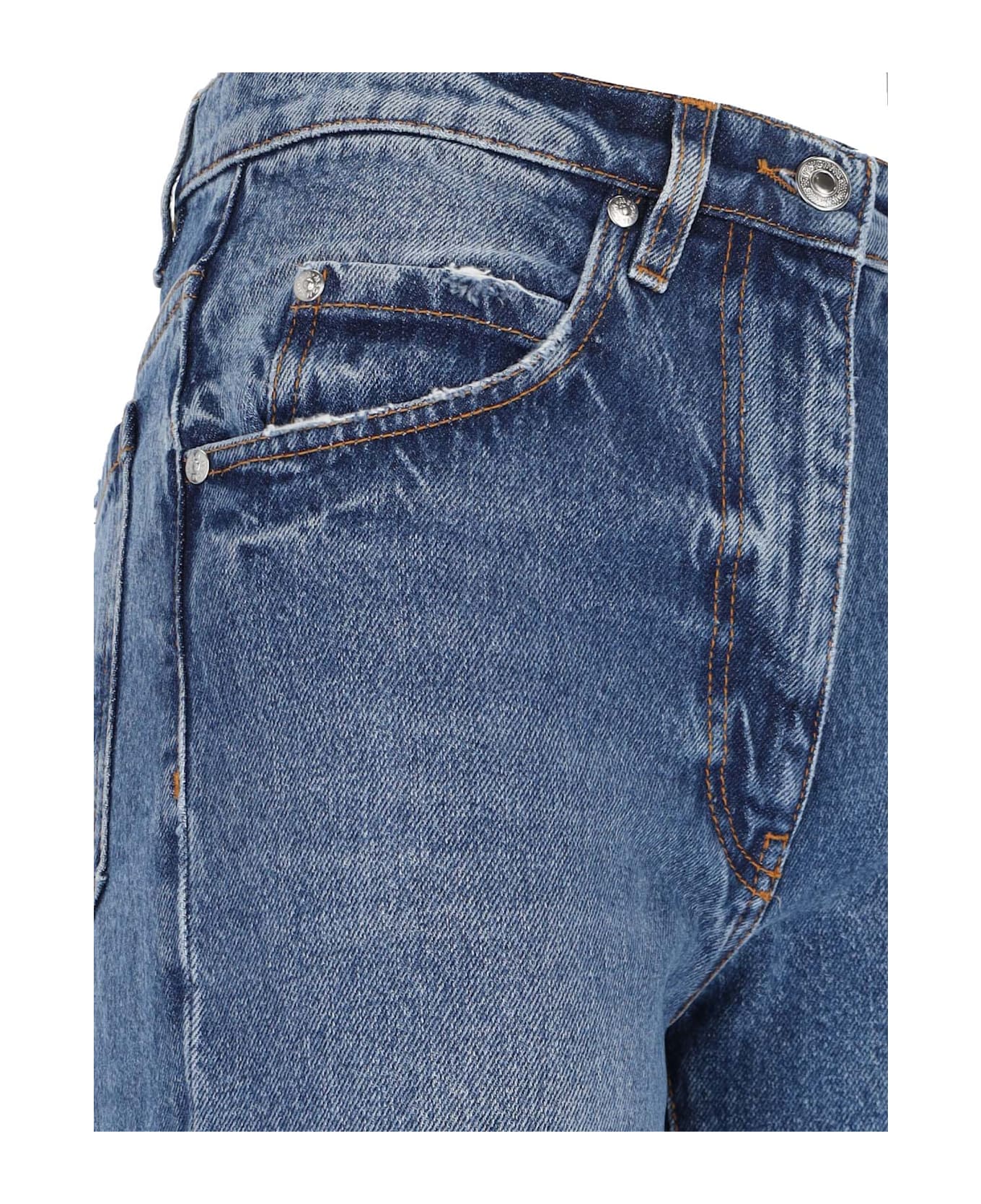 MSGM Straight Jeans - Denim