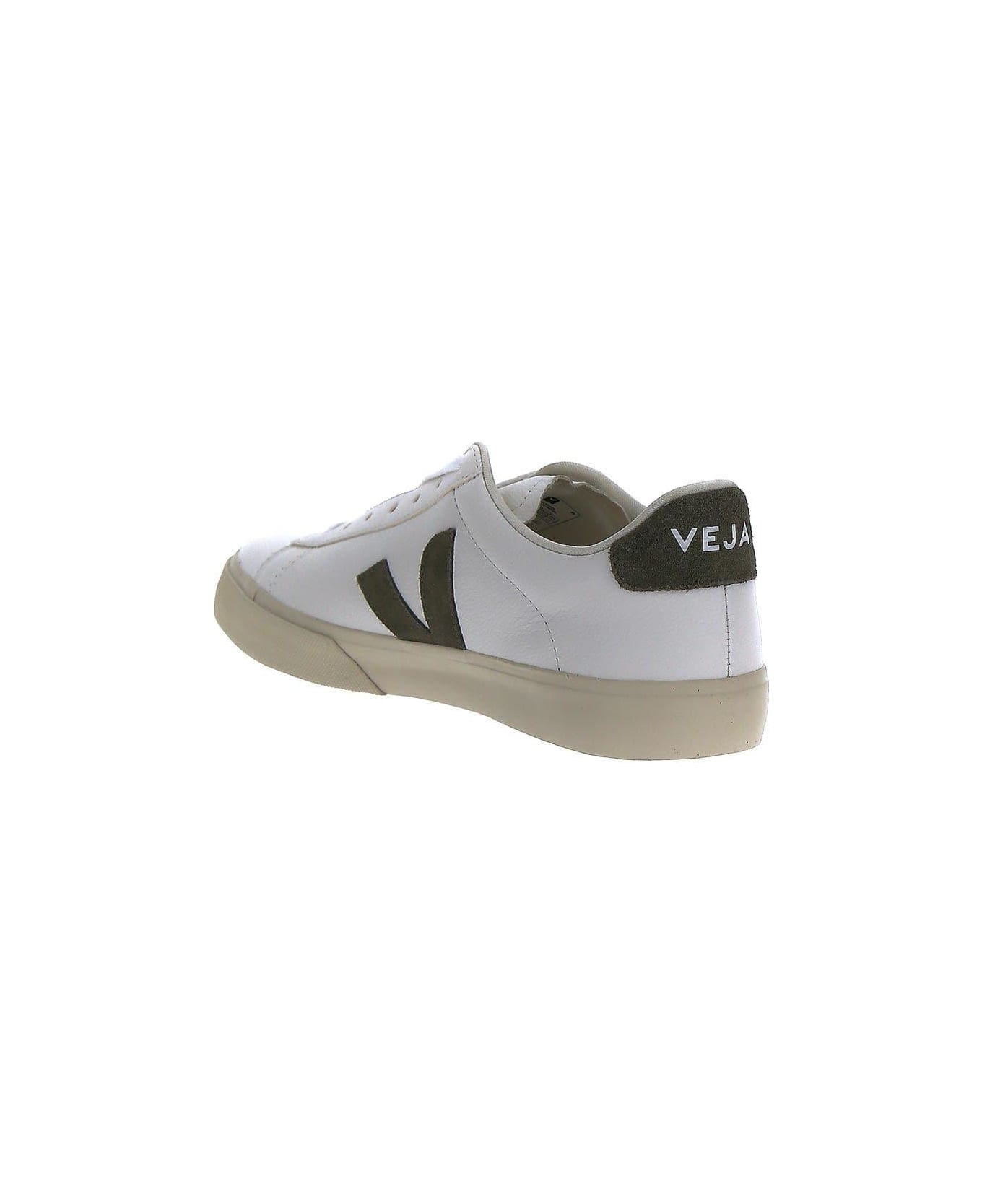Veja Leather Sneakers - White Kaki