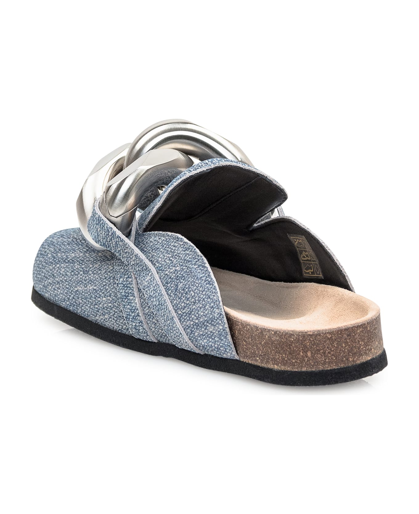 J.W. Anderson Slipper-mule In Blue Leather - BLUE
