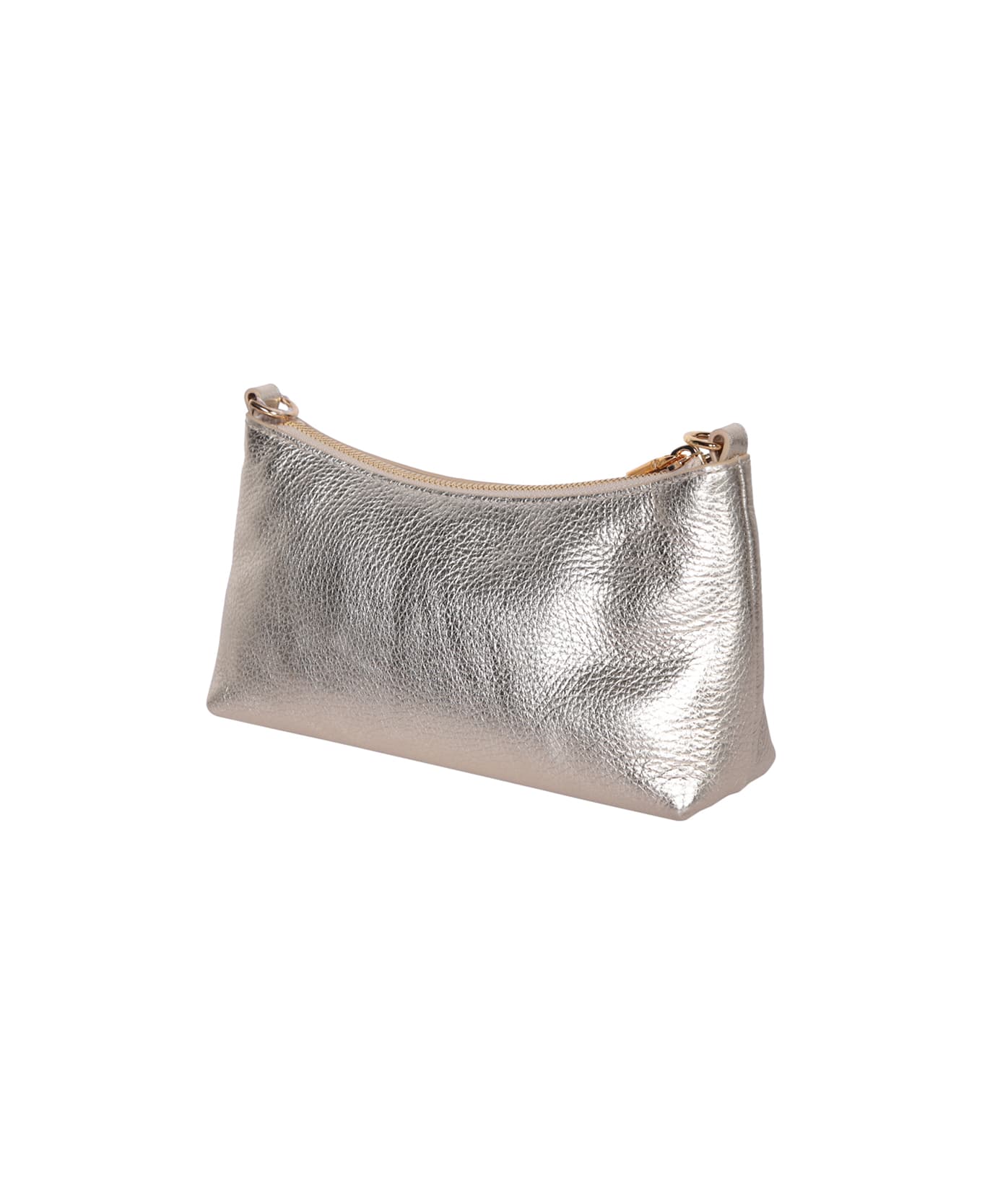 Coccinelle Aura Metallic Gold Leather Bag - Metallic
