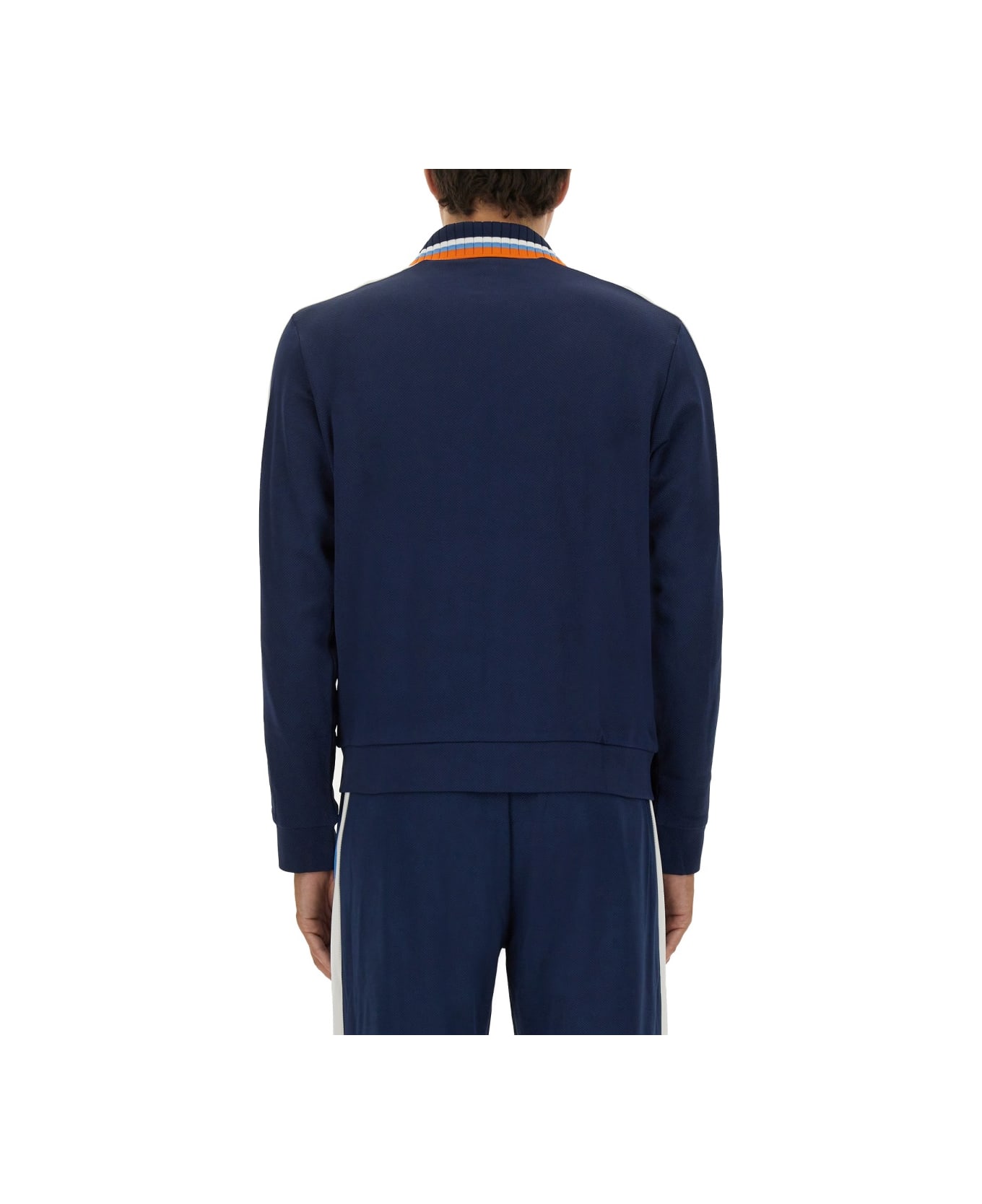 Casablanca Pique Truck Jacket - BLUE