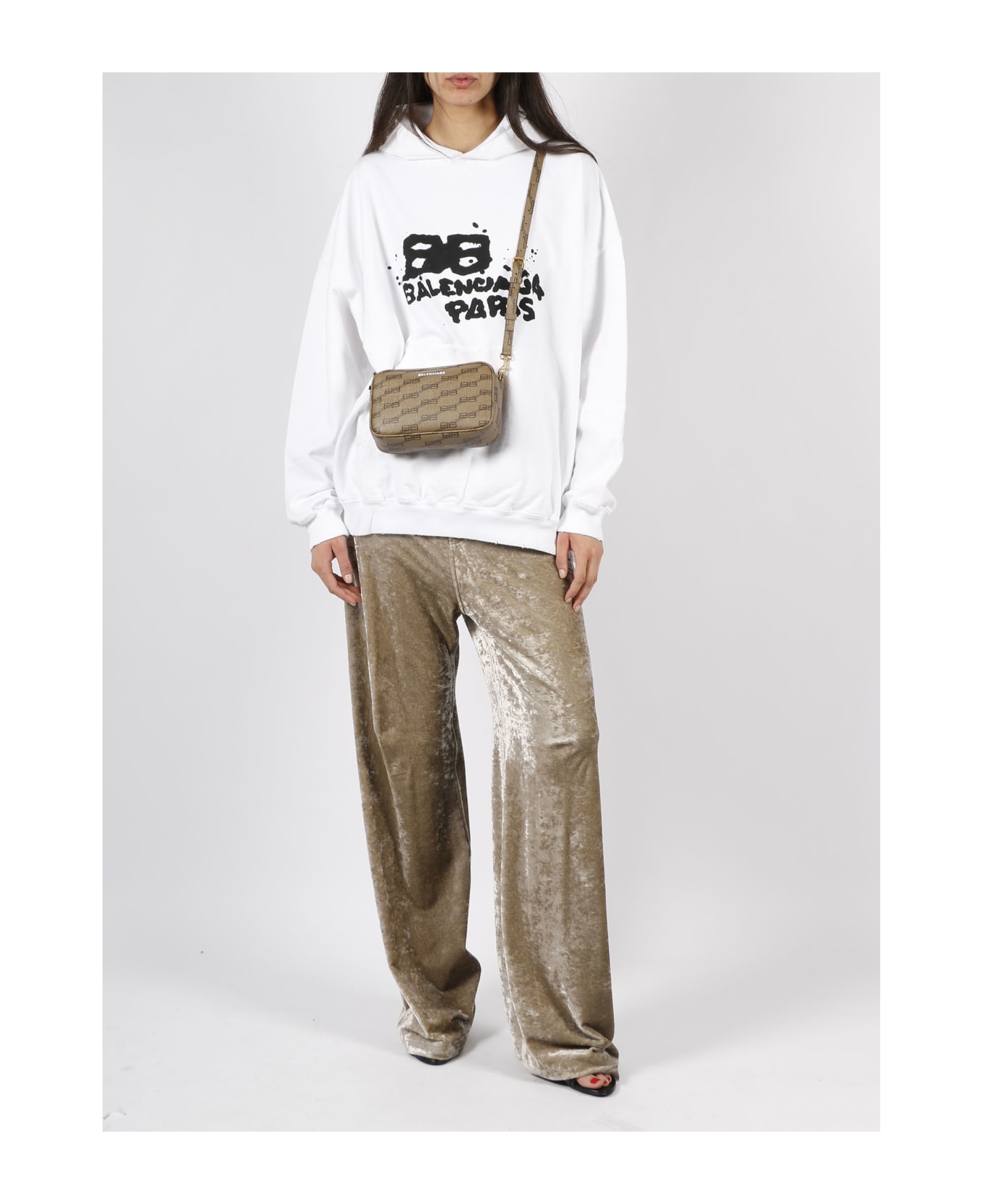 Balenciaga Stretch Trousers - Nude 
Neutrals