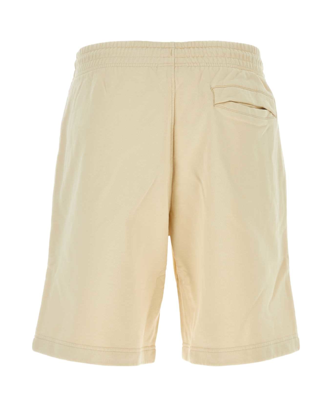 Maison Kitsuné Sand Cotton Bermuda Shorts - PAPER