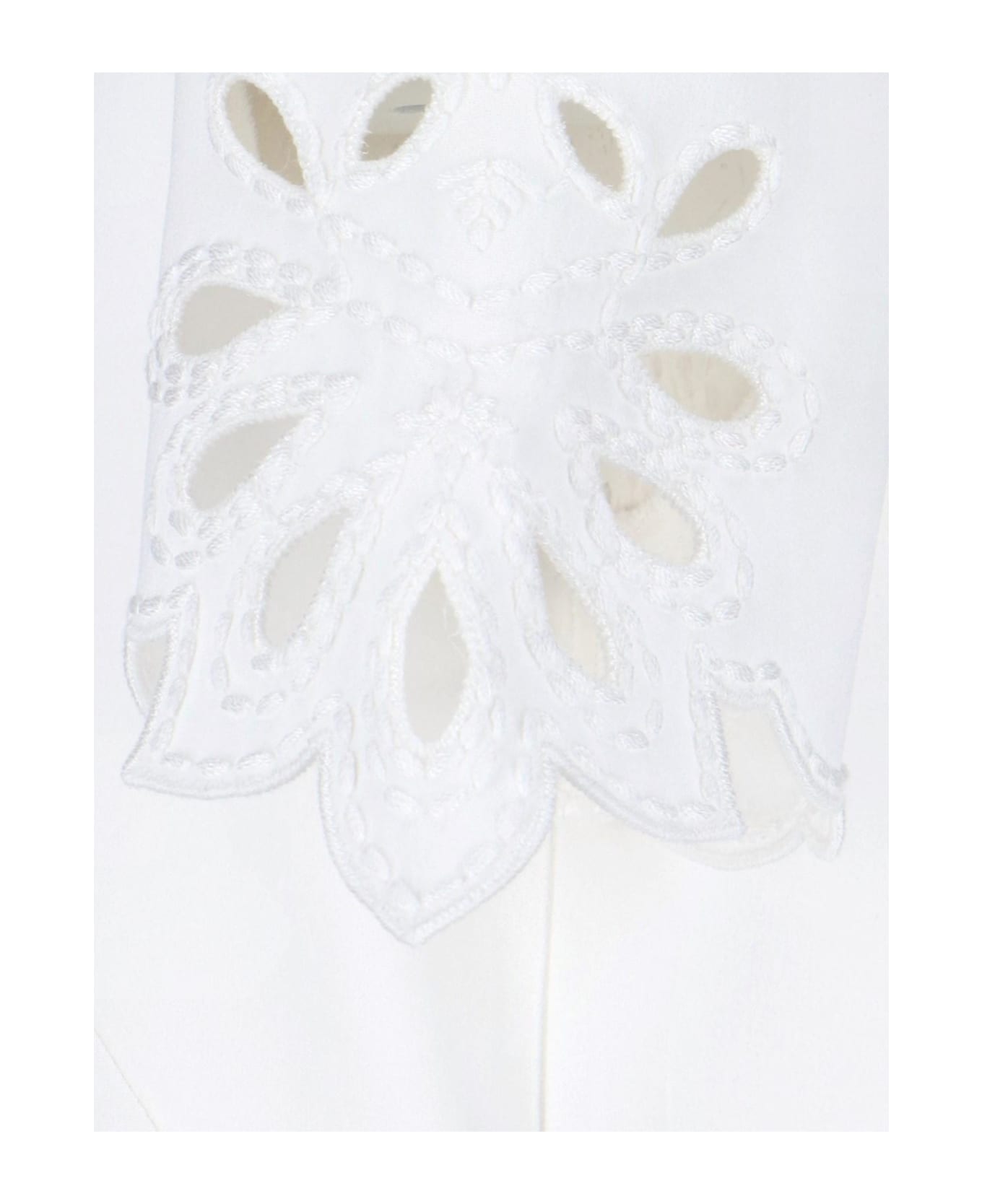 Ermanno Scervino Sangallo Mini Dress - White ワンピース＆ドレス