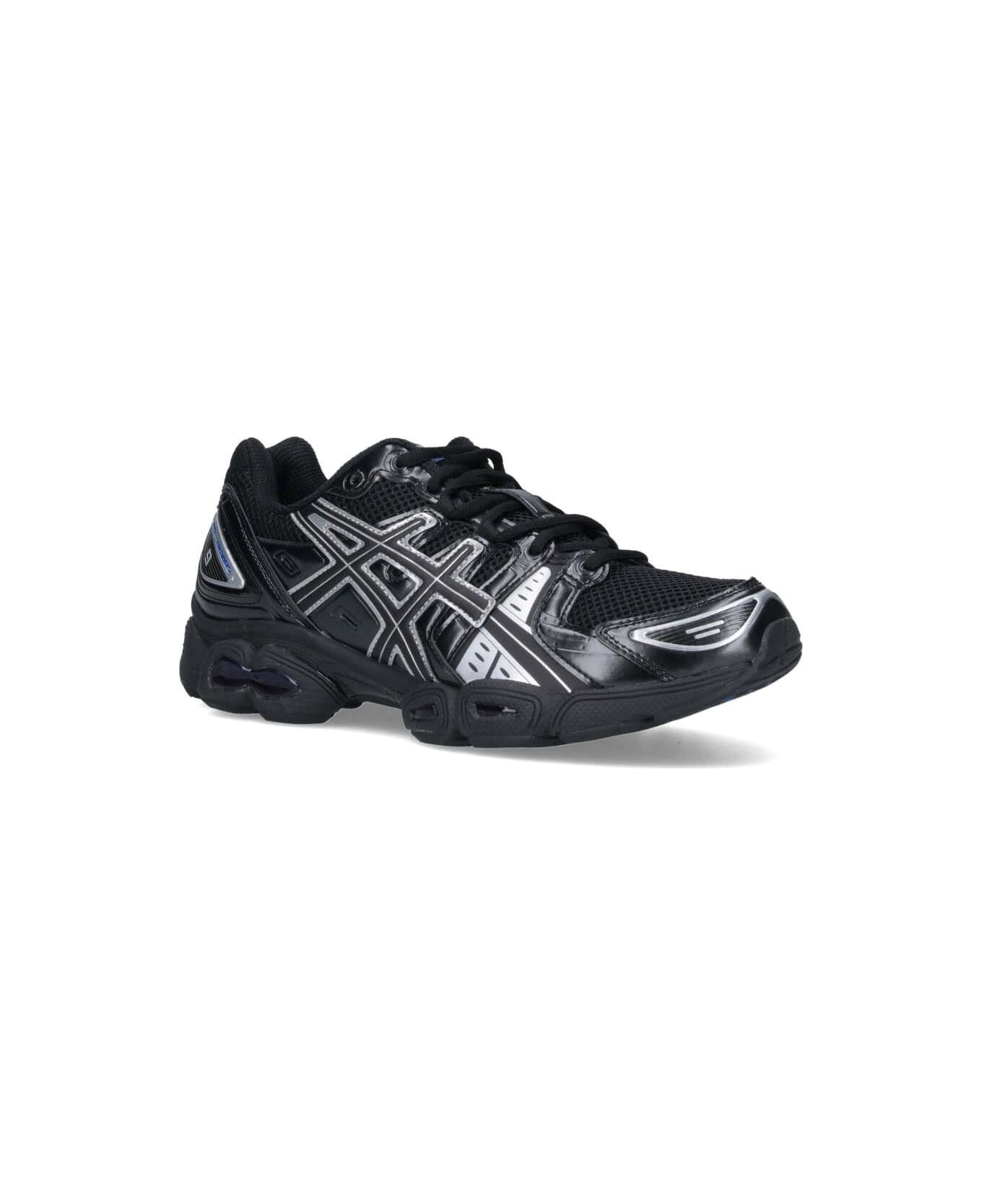 Asics 'gel-nimbus 9' Sneakers - Black/pure Silver