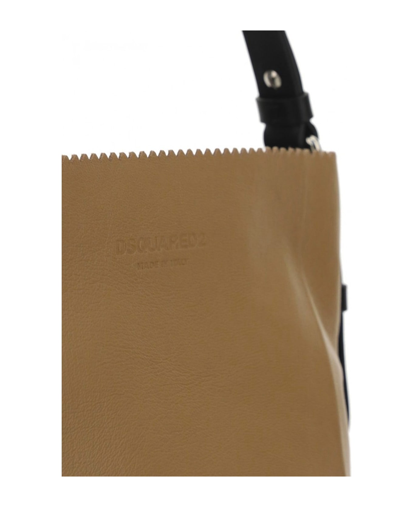 Dsquared2 Leather Handbag - Beige