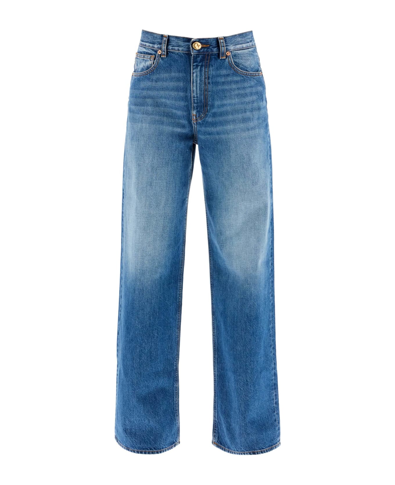 Blazé Milano Wide Leg Jeans In Narida Sapphire Java Style - SAPPHIRE - LAV. EXTRA (Blue)