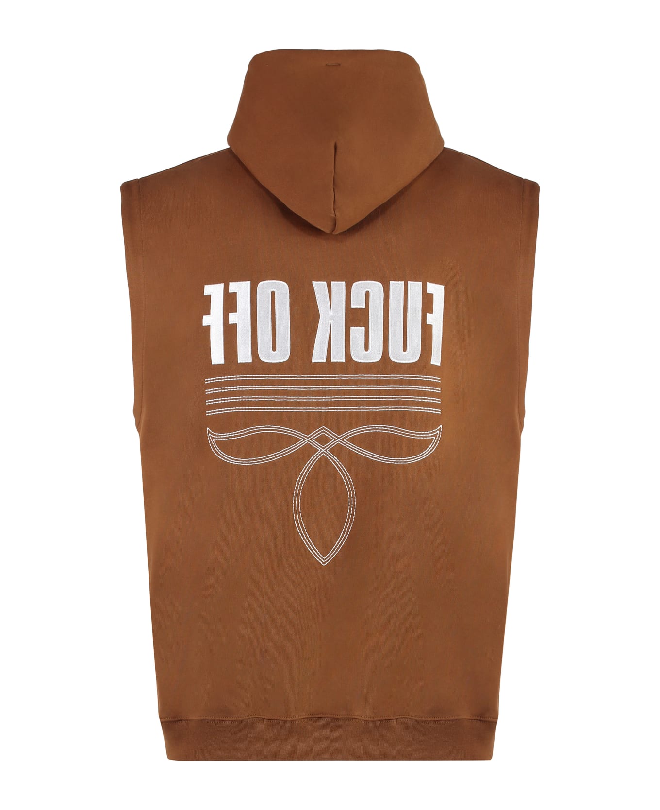 VETEMENTS Cotton Hoodie - brown