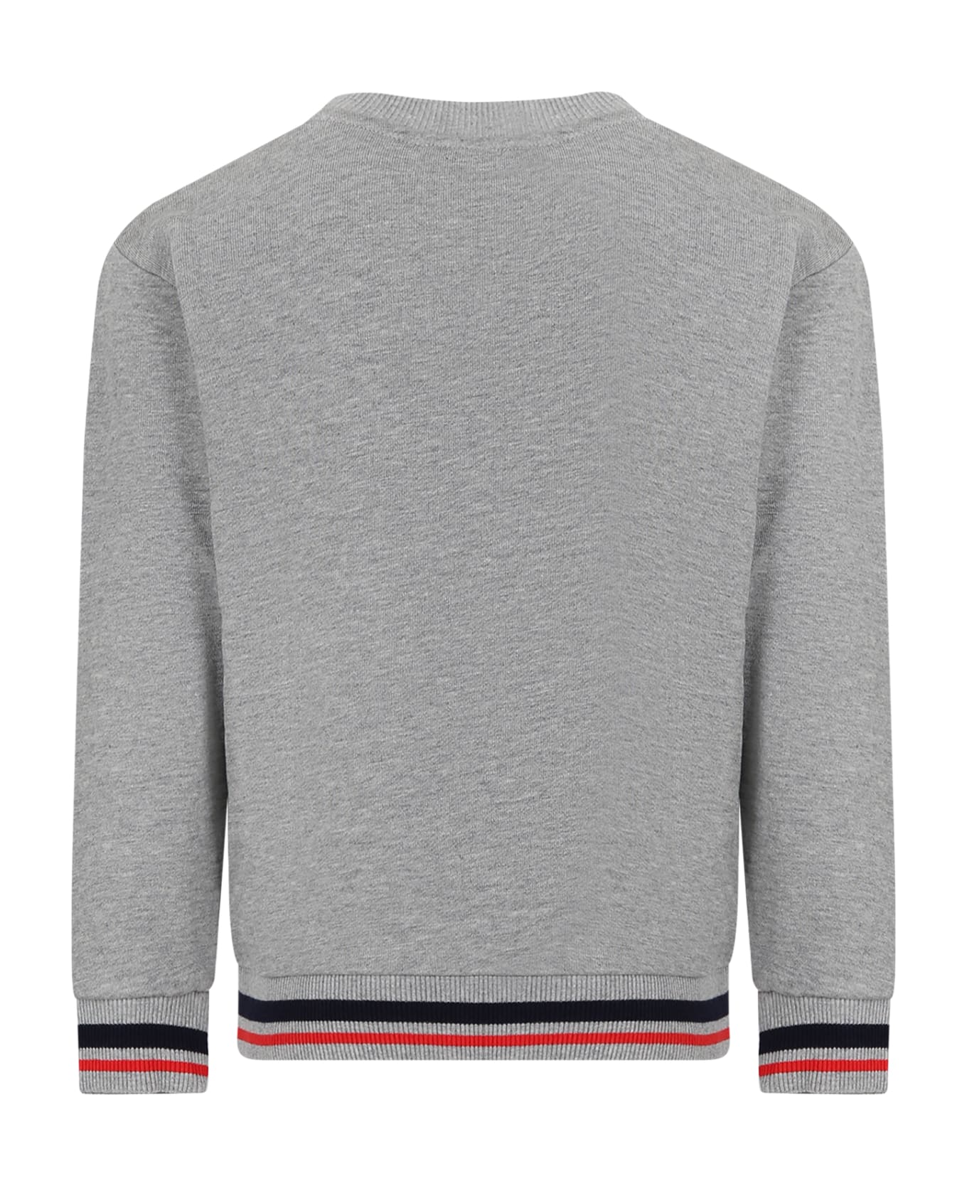 Versace Gray Sweatshirt For Boy With Medusa - Grey ニットウェア＆スウェットシャツ