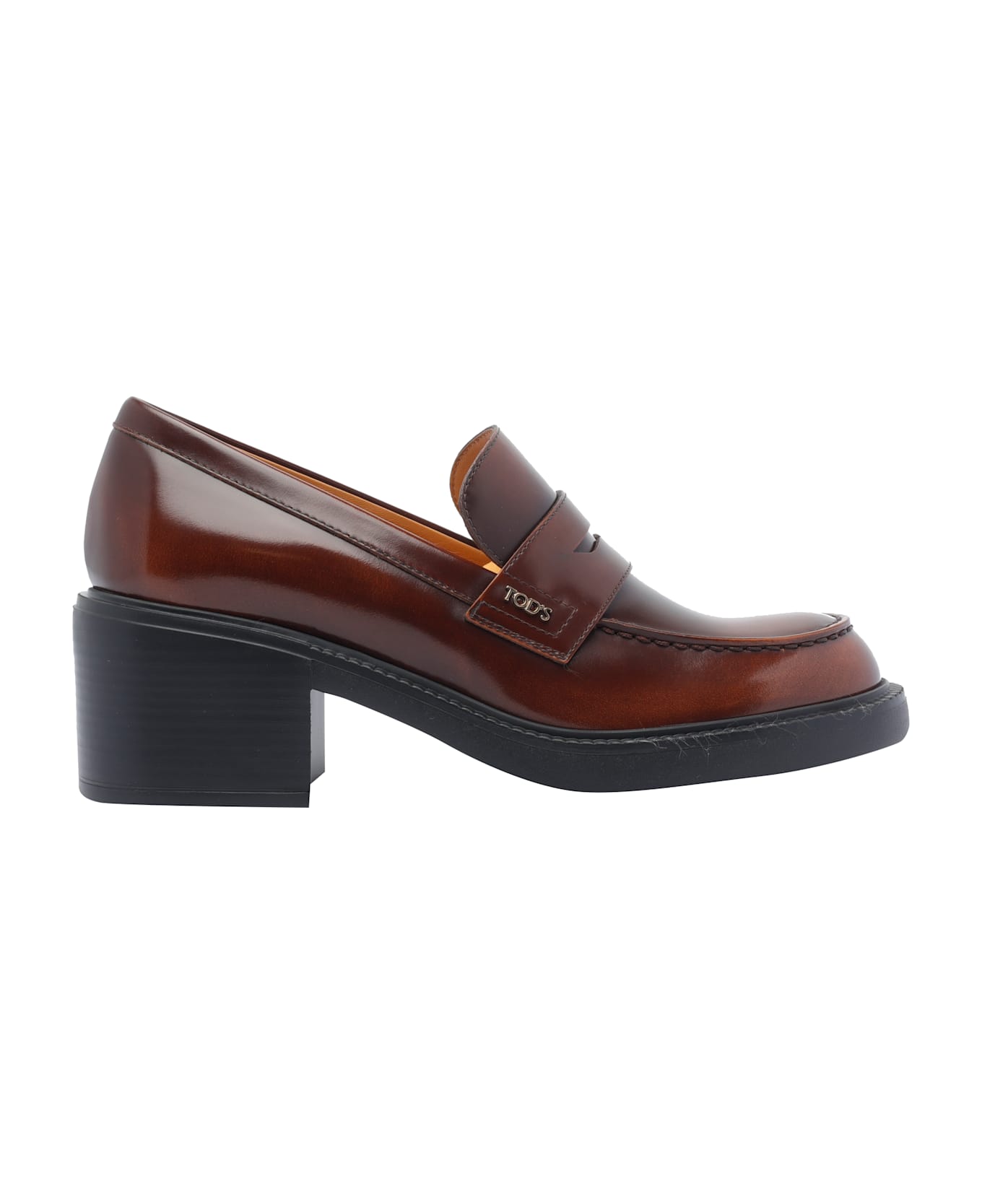 Tod
s Leather Pump Loafers - Red