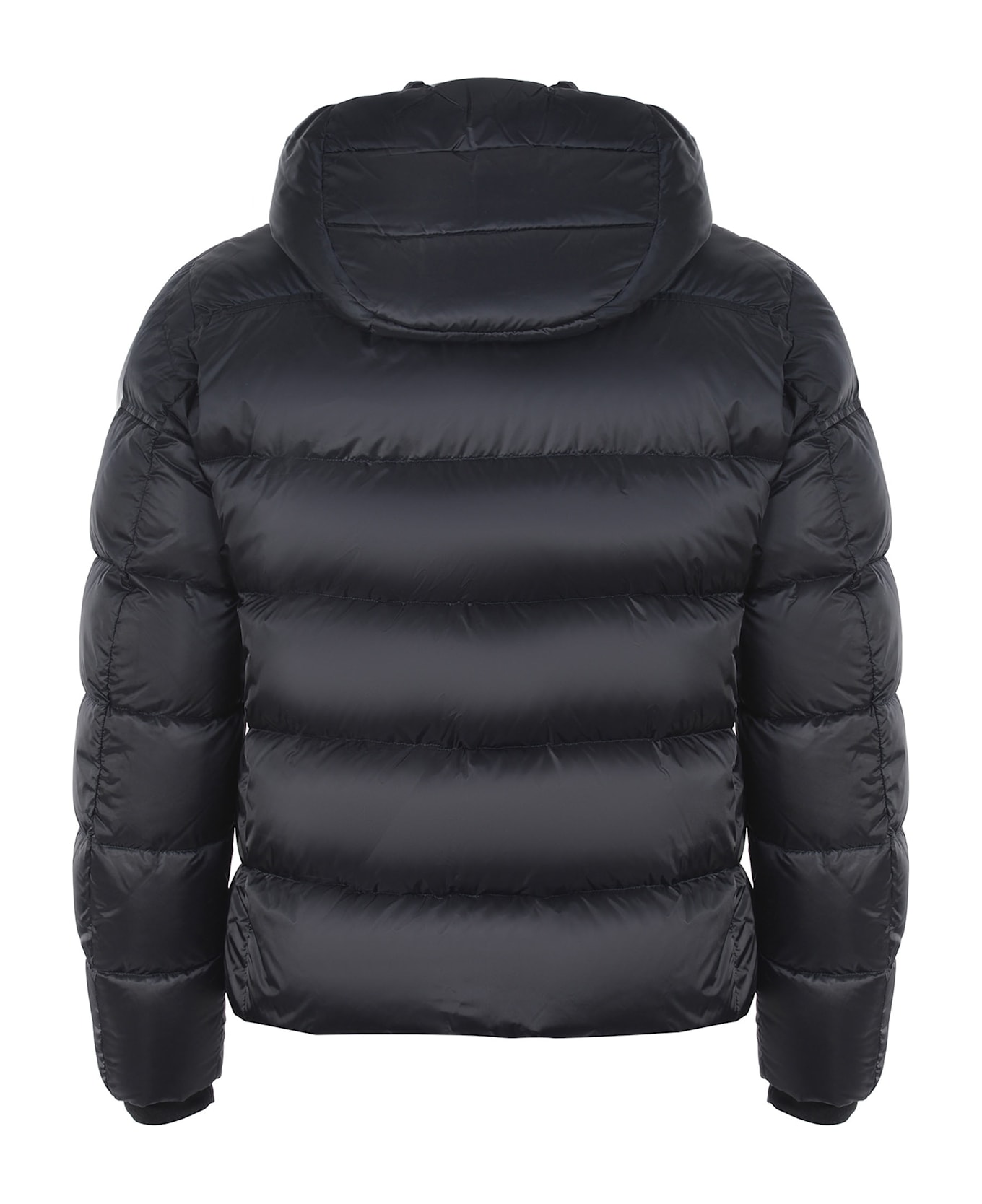 Moorer Down Jacket In Black Nylon - Black ダウンジャケット