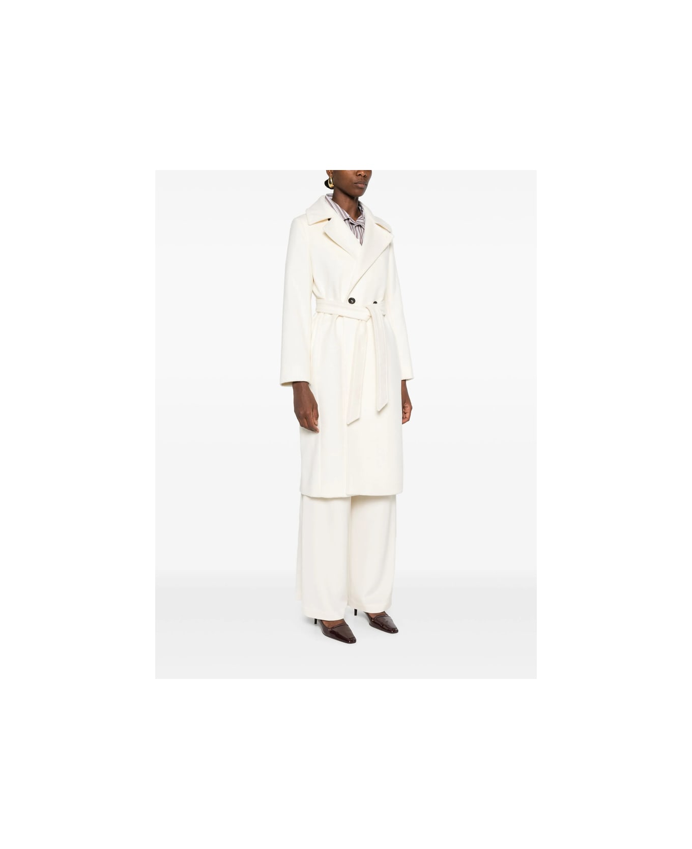 Max Mara Studio Coat - WHITE
