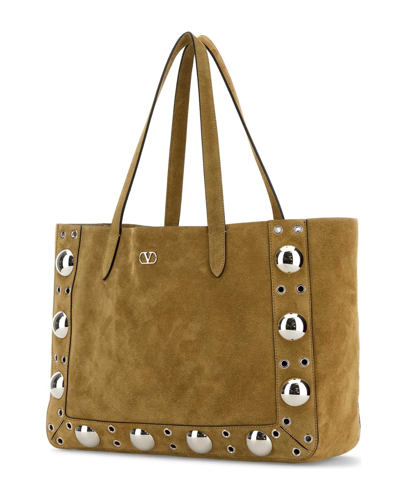 Beige Suede Nellcã´te Shopping Bag - Thumbnail 1
