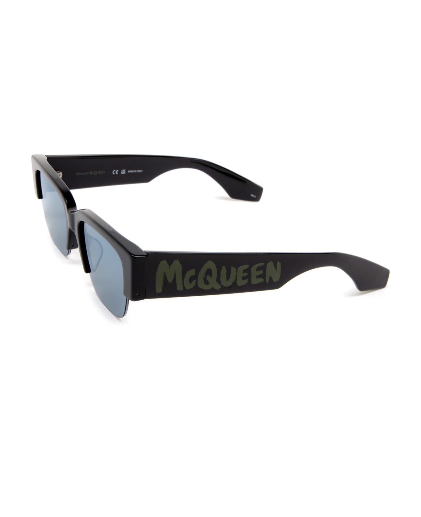 Alexander McQueen Eyewear Am0405s Black Sunglasses - Black