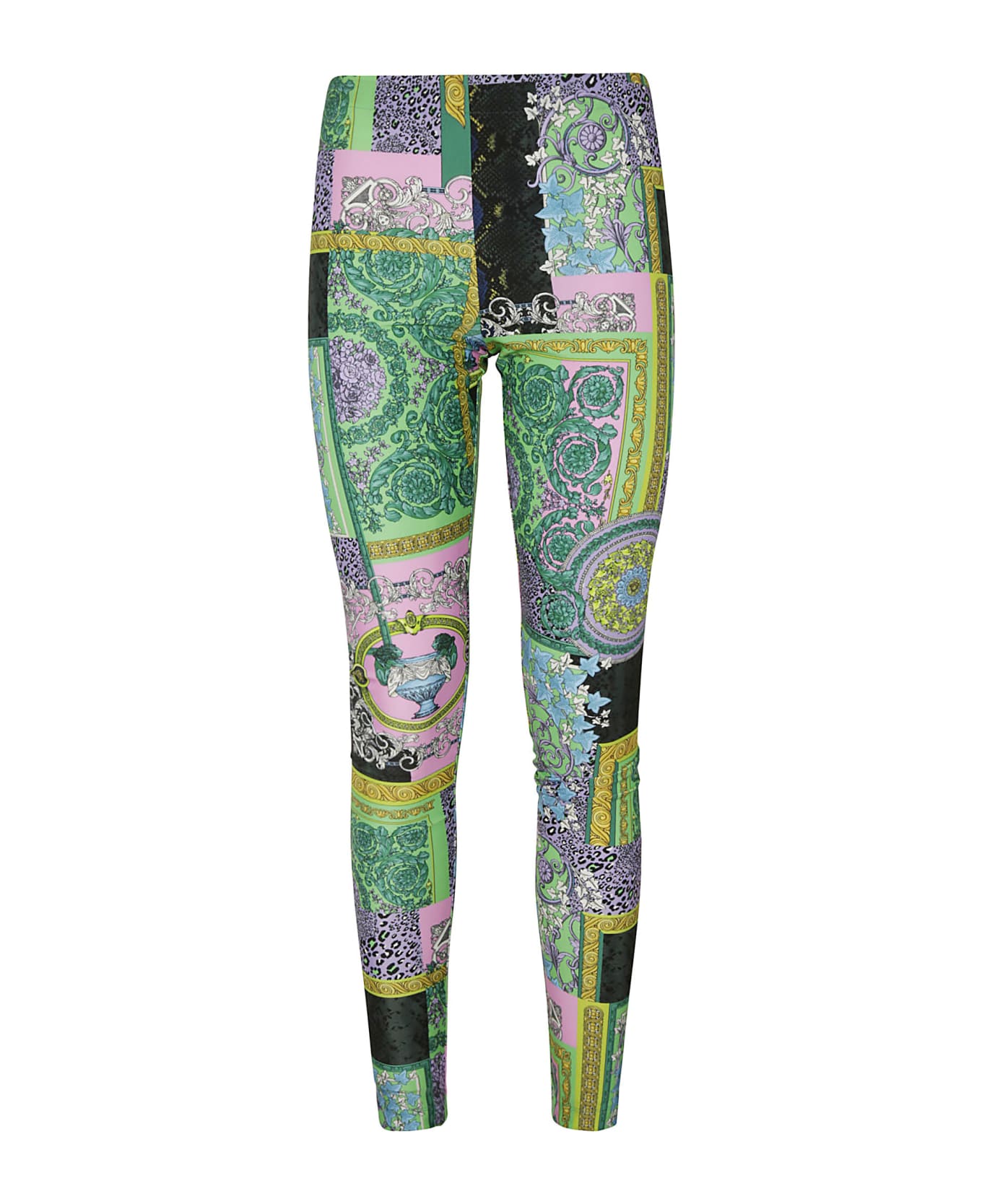Versace All-over Printed Leggings - Multicolor