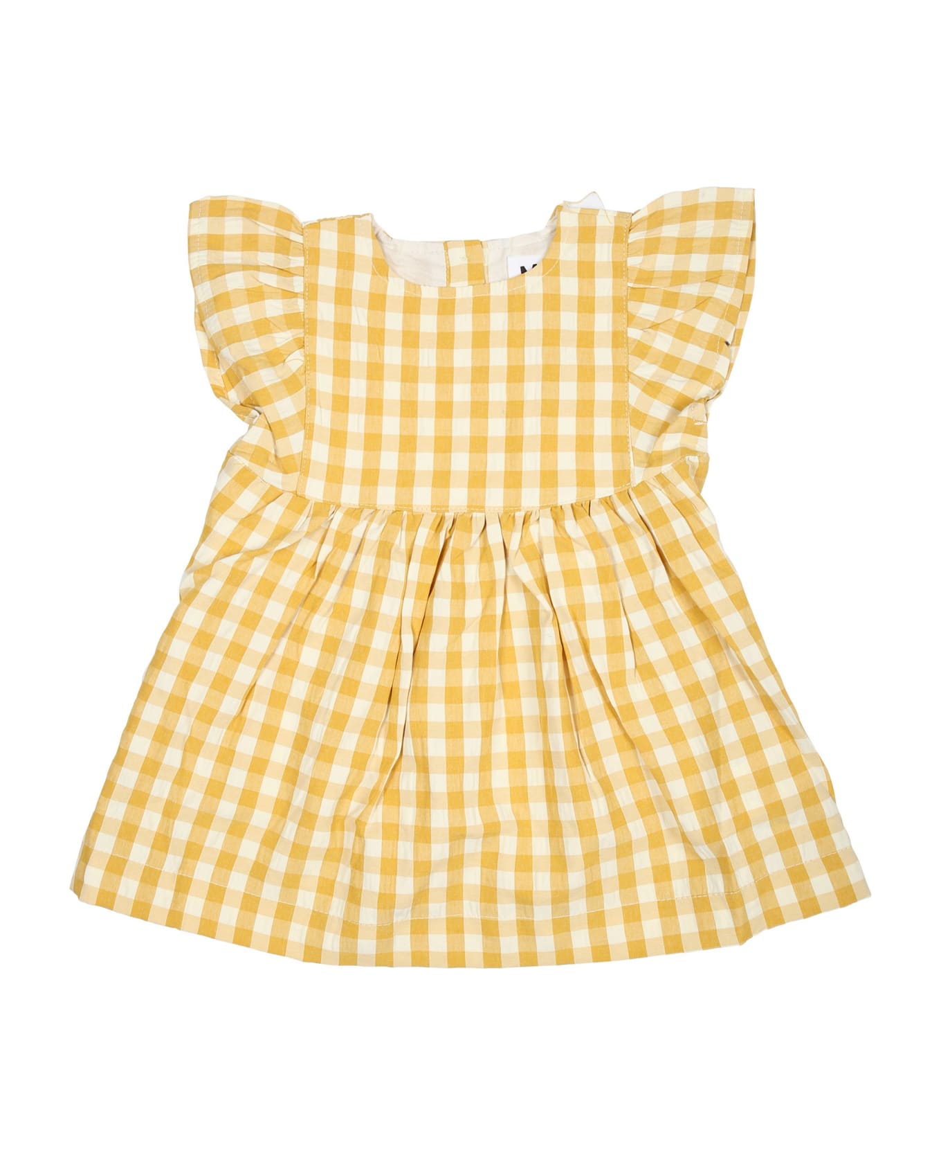 Molo Casual Yellow Dress Chantal For Baby Girl - Yellow