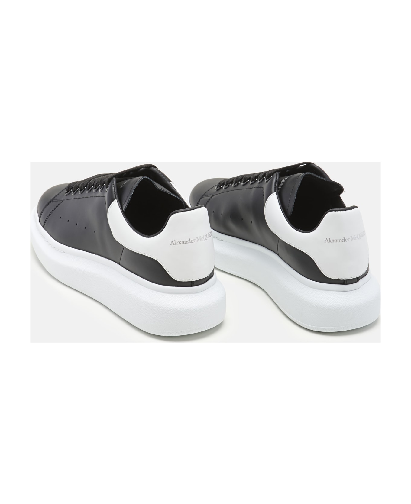 Alexander McQueen Sneakers Larry Oversized In Pelle - Black