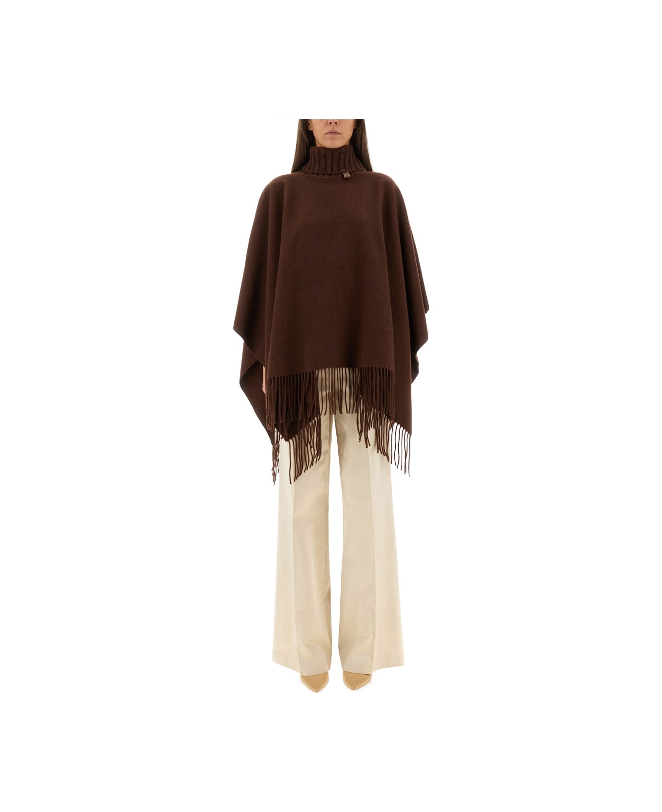 Fabiana Filippi Platinum Hood - BROWN