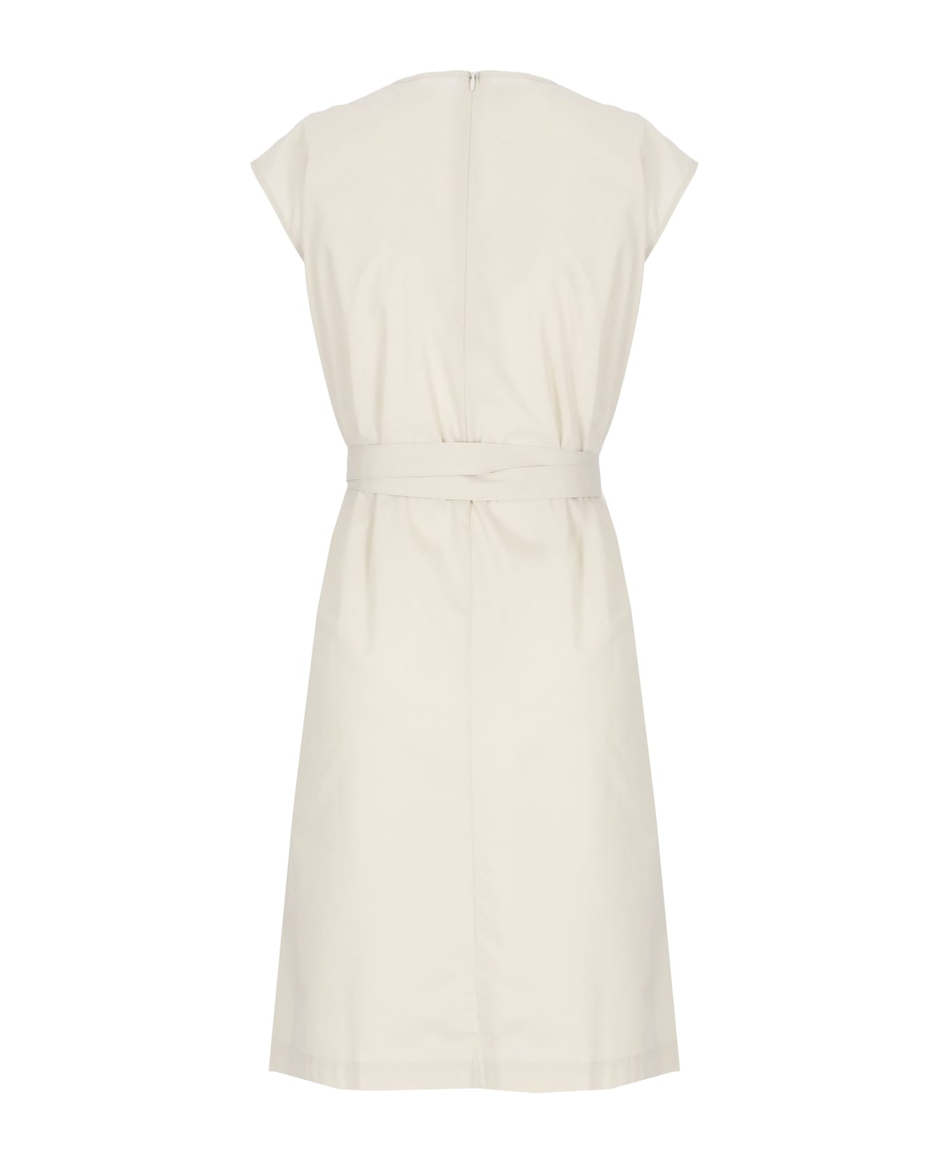 Woolrich Cotton Belted Dress - Beige