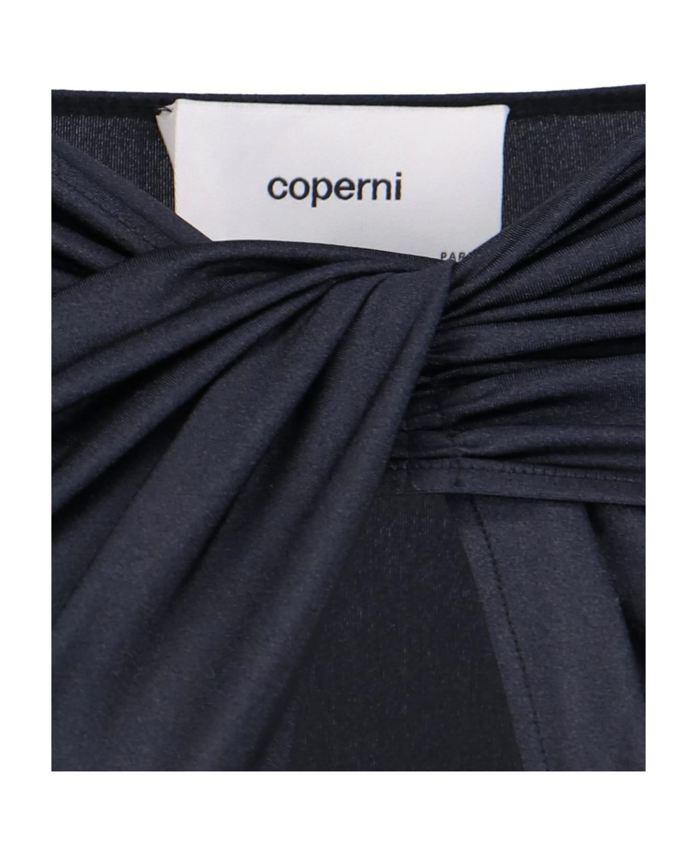 Coperni Crossed Bodysuit - Black