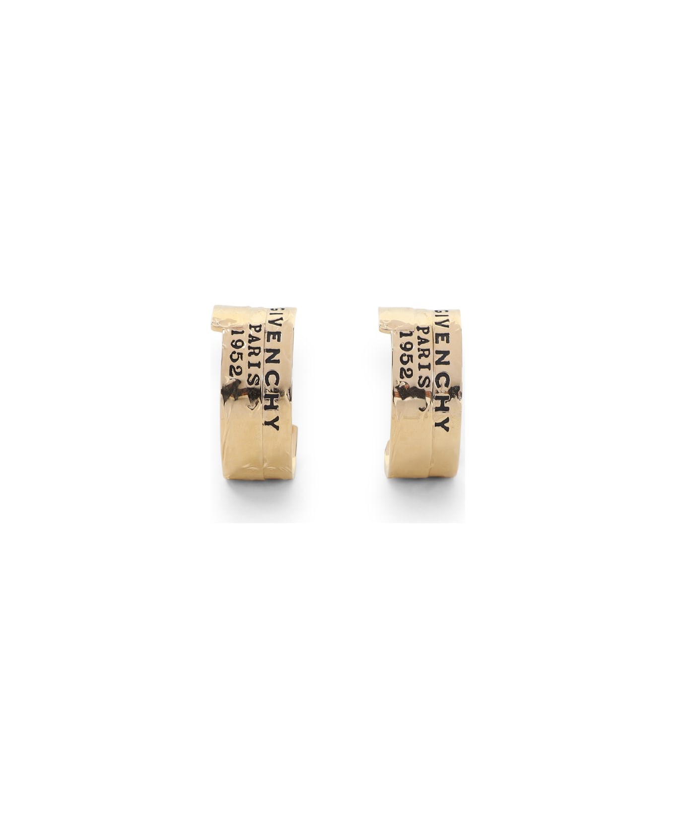 Givenchy Tape Hoops Earrings - Antic Golden