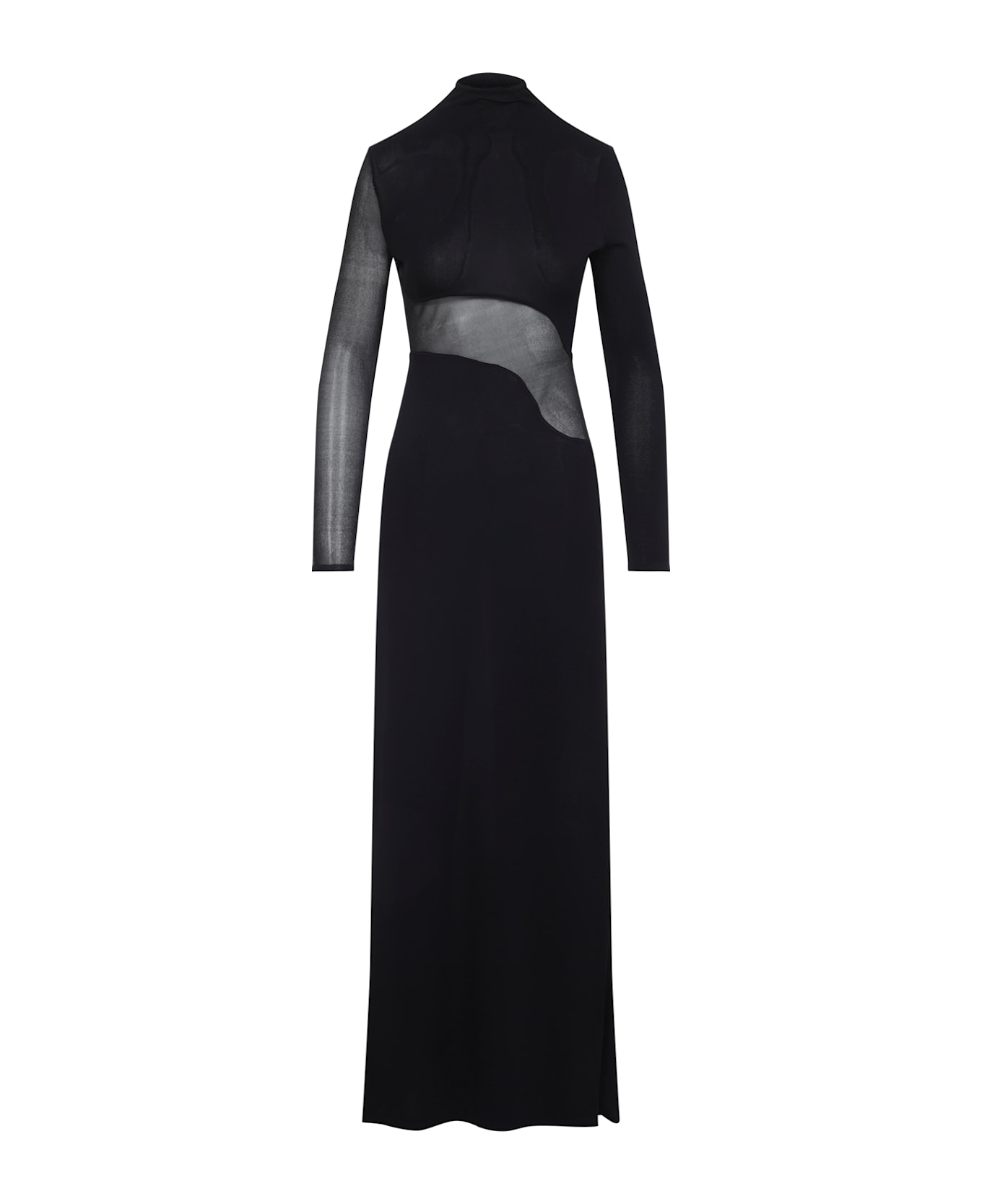 Alaia Alaïa Bodycon Long Dress - Noir Alaia