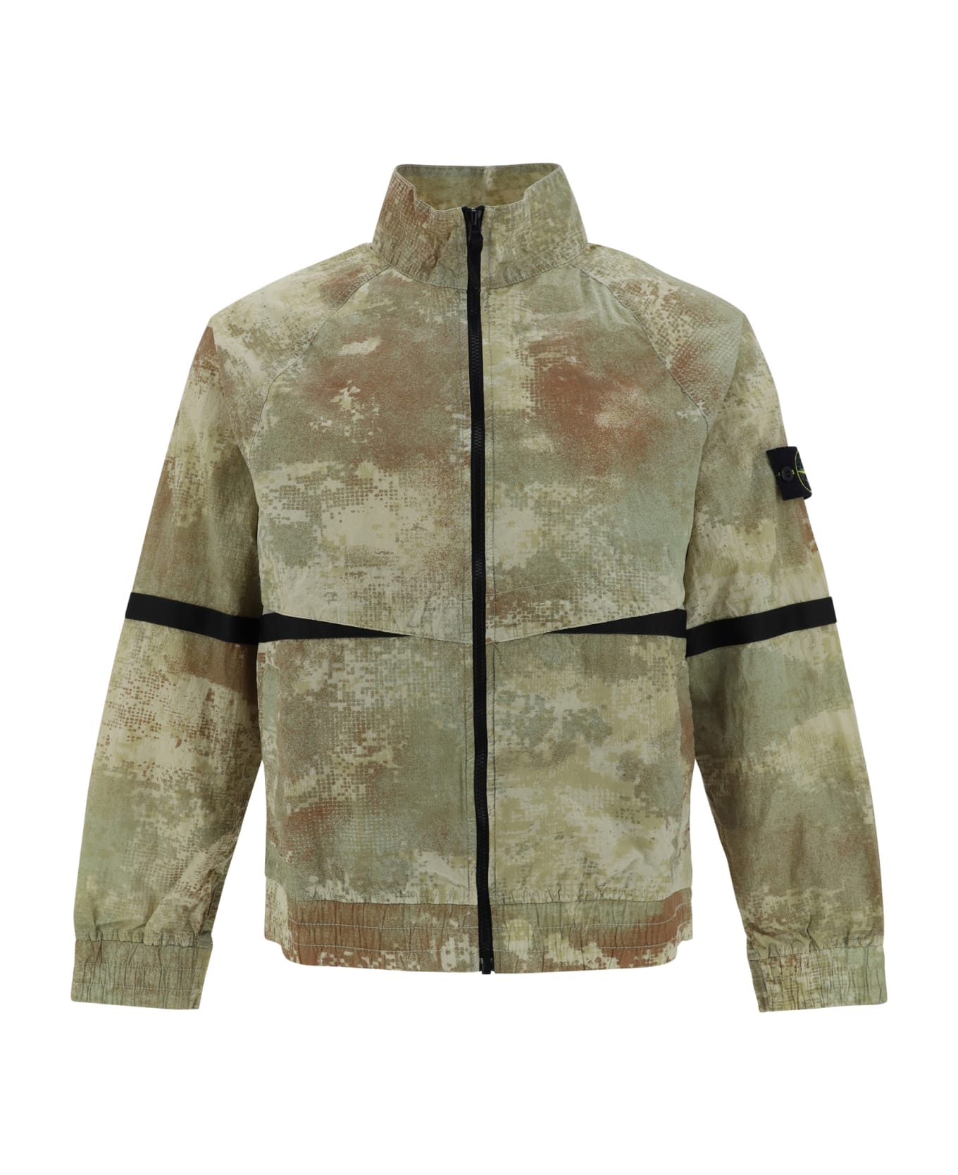 Stone Island Camouflage Jacket - Ecru