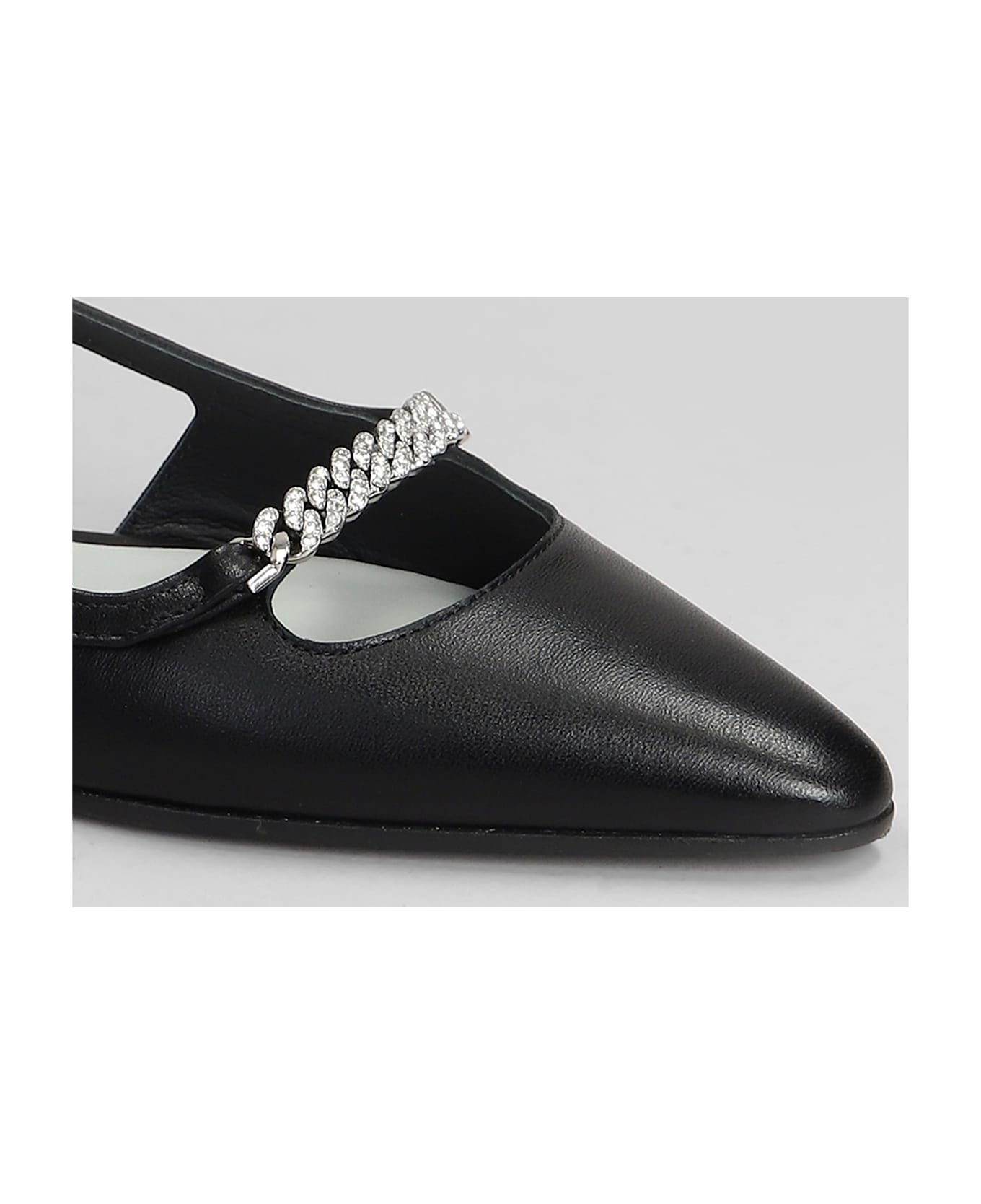 Roberto Festa Floras Ballet Flats In Black Leather - black