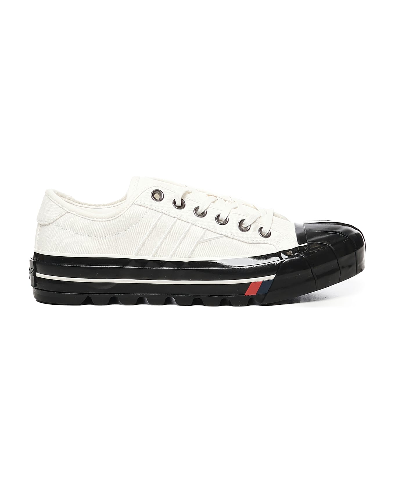 PRO-Keds Low-top Sneakers With Platform - WHITE, black