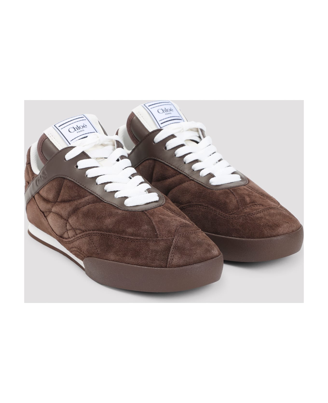 Chloé Kick Sneakers - Z Chocolate Brown