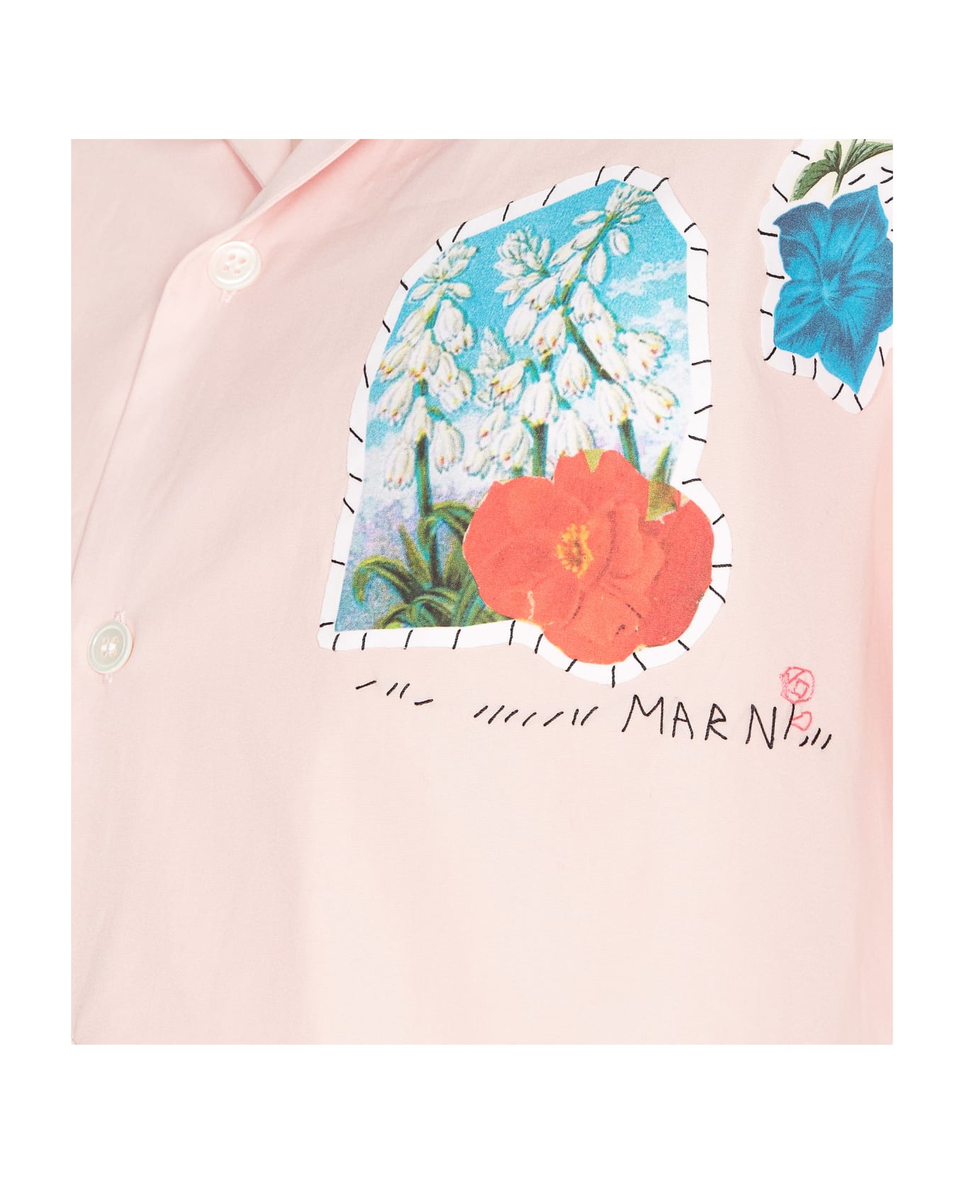 Marni Crop Shirt - Pink シャツ