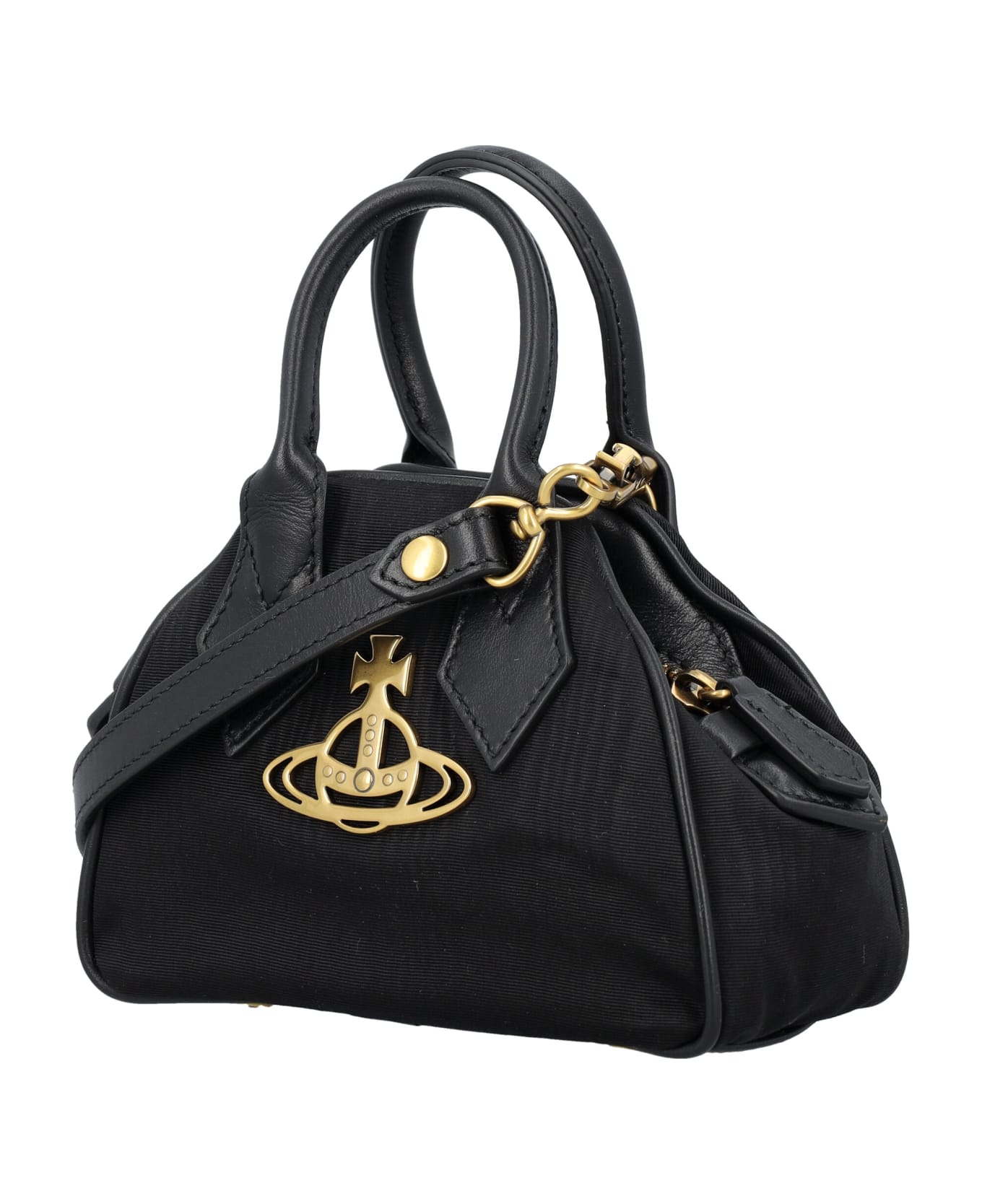Vivienne Westwood Yasmine Viscose Mini Bag - BLACK トートバッグ